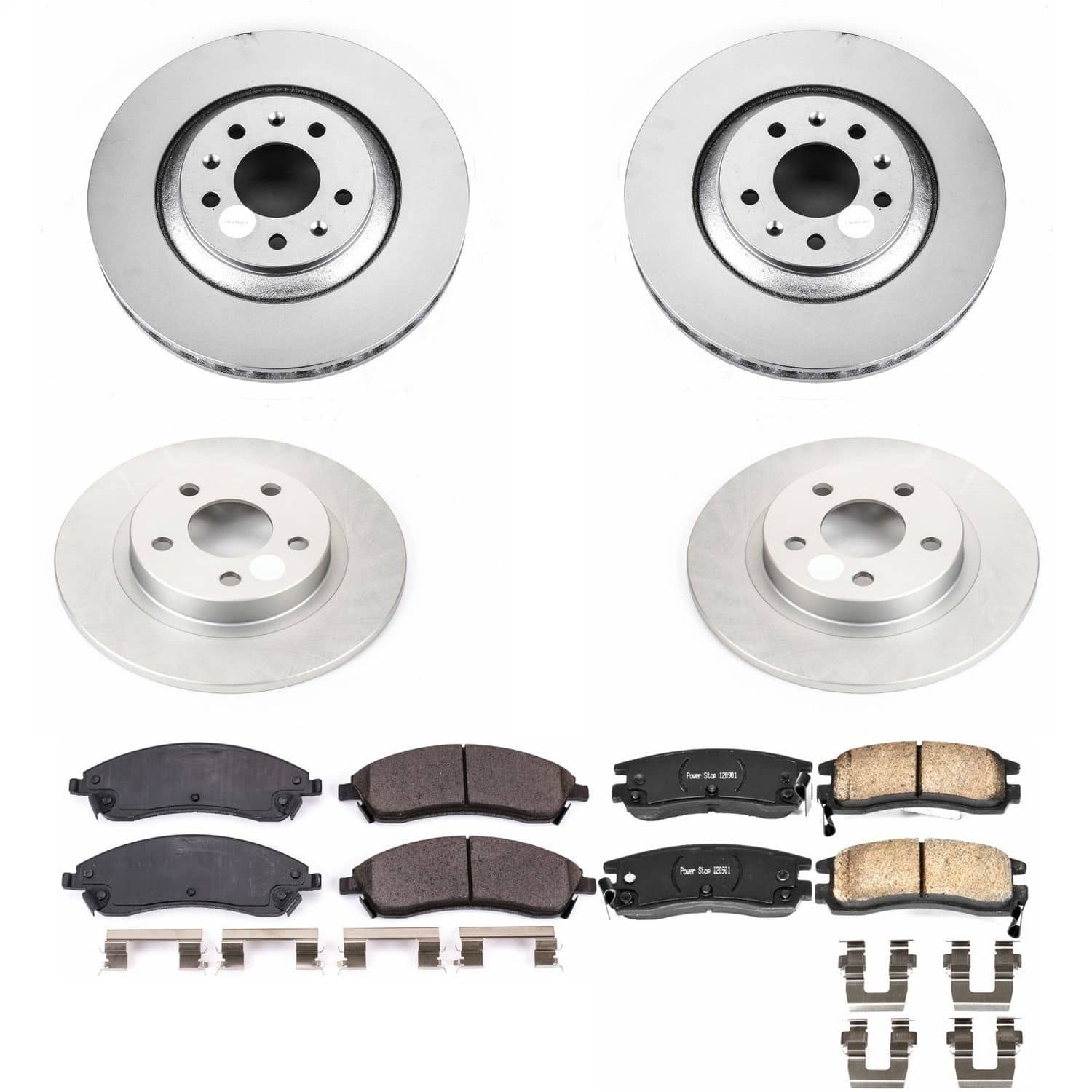 Power Stop - CRK1431 - Front and Rear - Disc Brake Pad and Rotor Kit