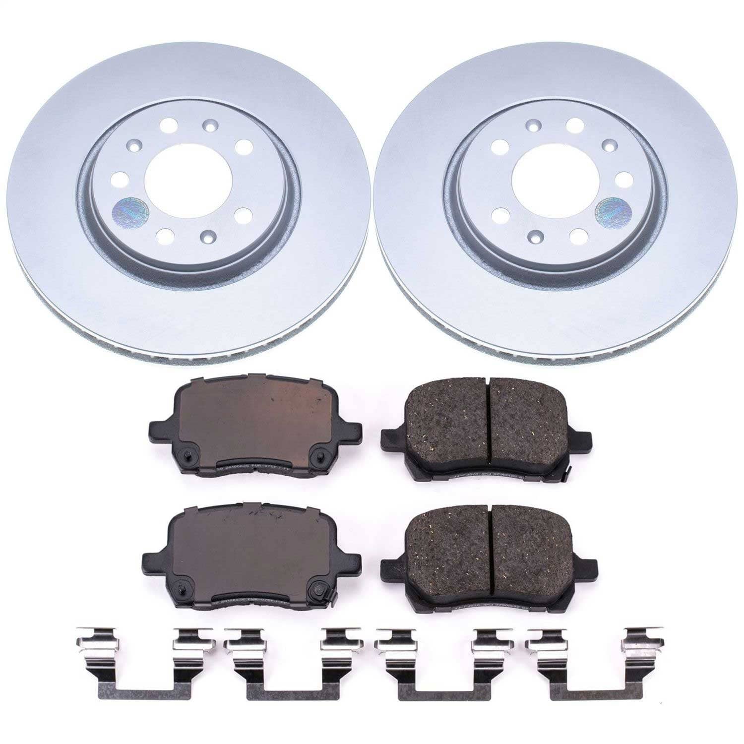 Power Stop - CRK1433 - Front - Disc Brake Pad and Rotor Kit
