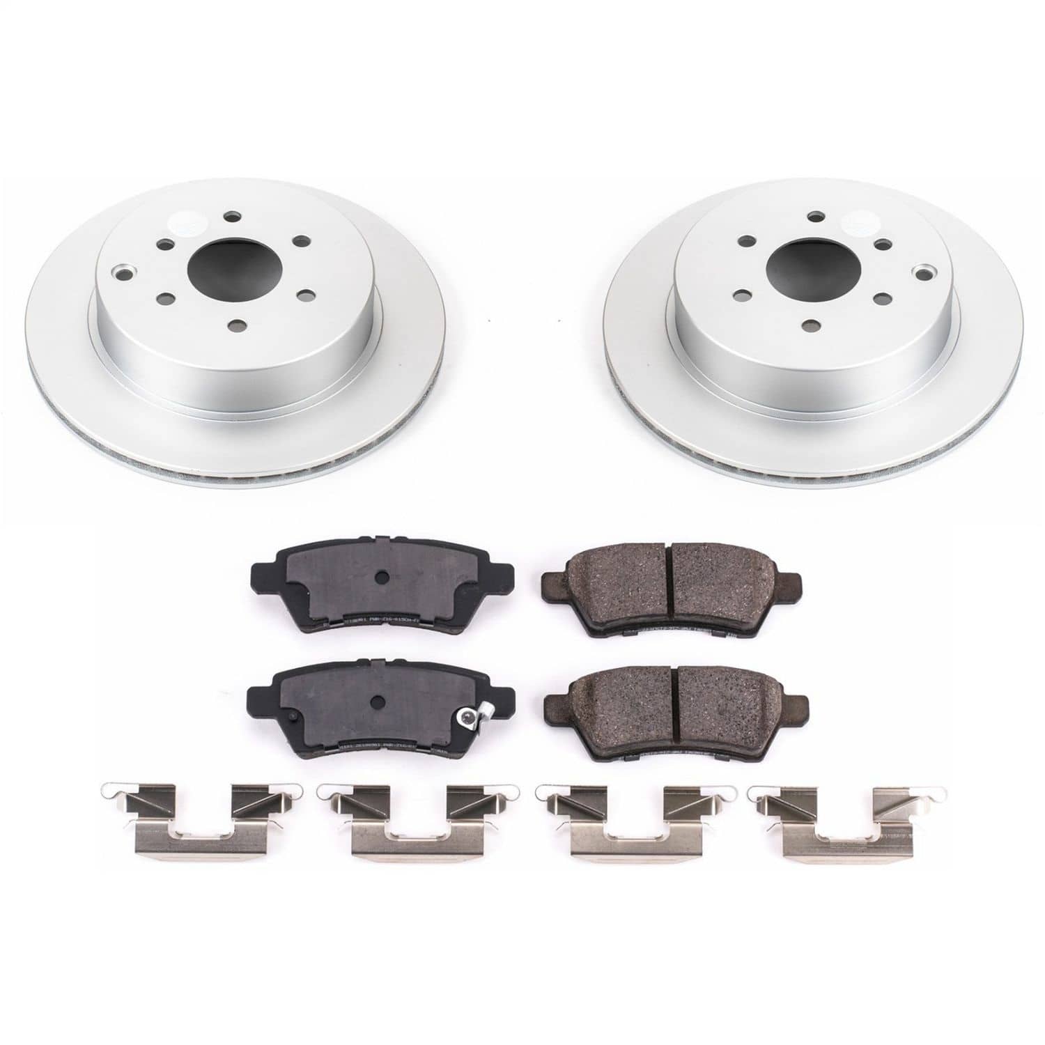 Power Stop - CRK147 - Rear - Disc Brake Pad and Rotor Kit