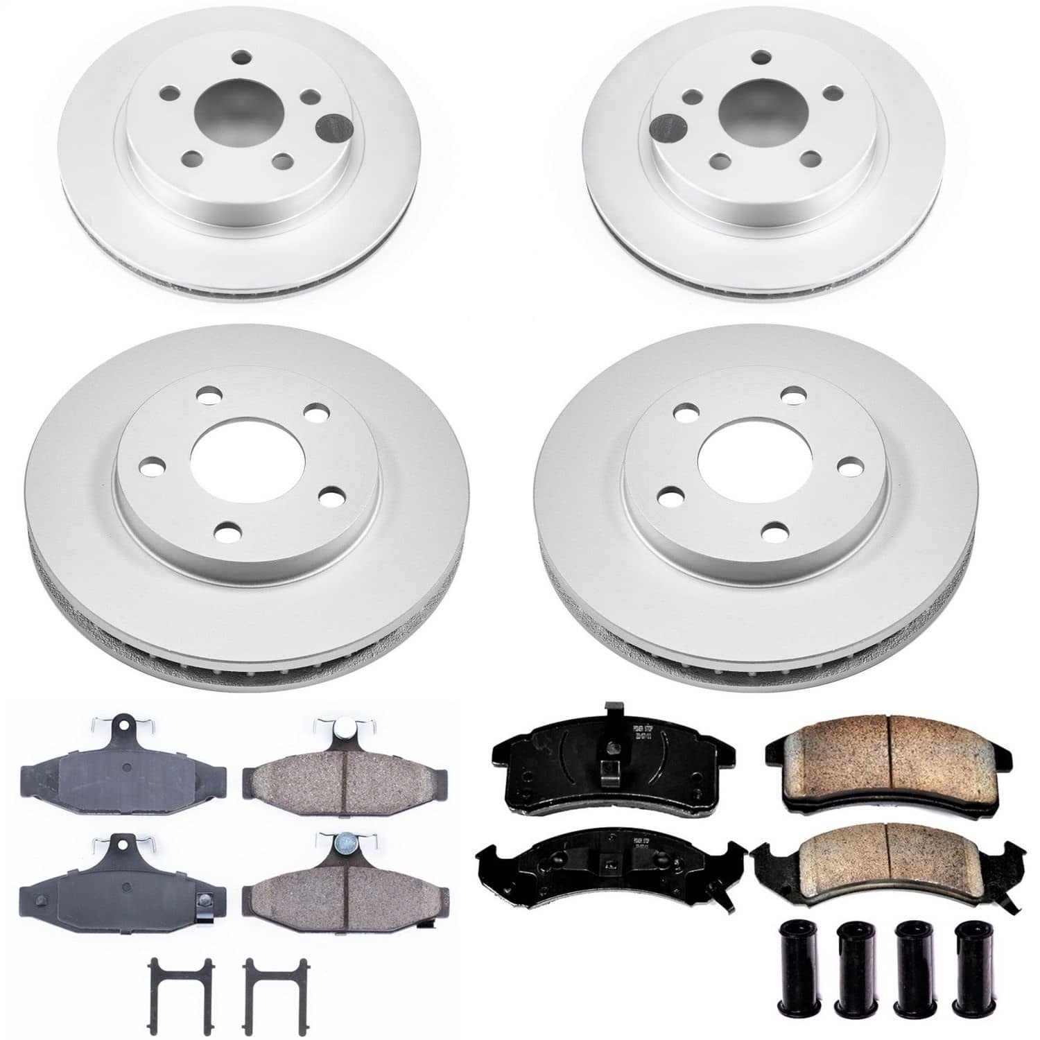 Power Stop - CRK1533 - Front and Rear - Disc Brake Pad and Rotor Kit