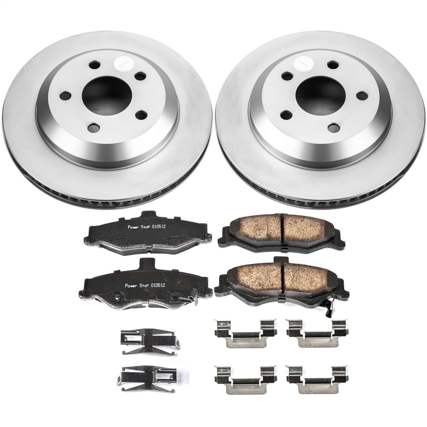 Power Stop - CRK1568 - Rear - Disc Brake Pad and Rotor Kit