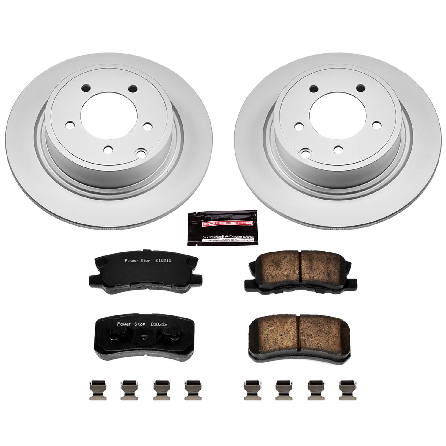 Power Stop - CRK1630 - Rear - Disc Brake Pad and Rotor Kit