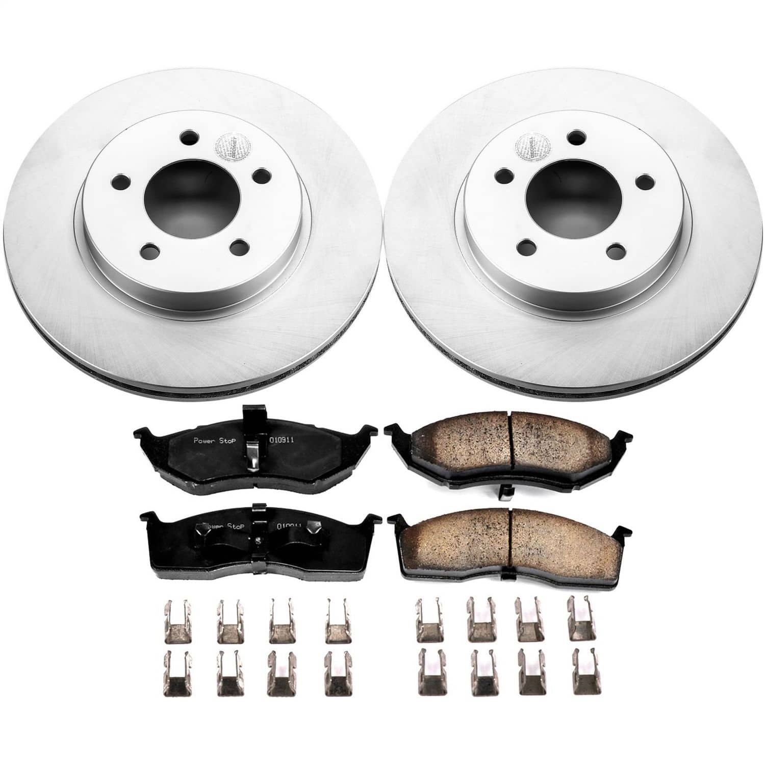 Power Stop - CRK1692 - Front - Disc Brake Pad and Rotor Kit