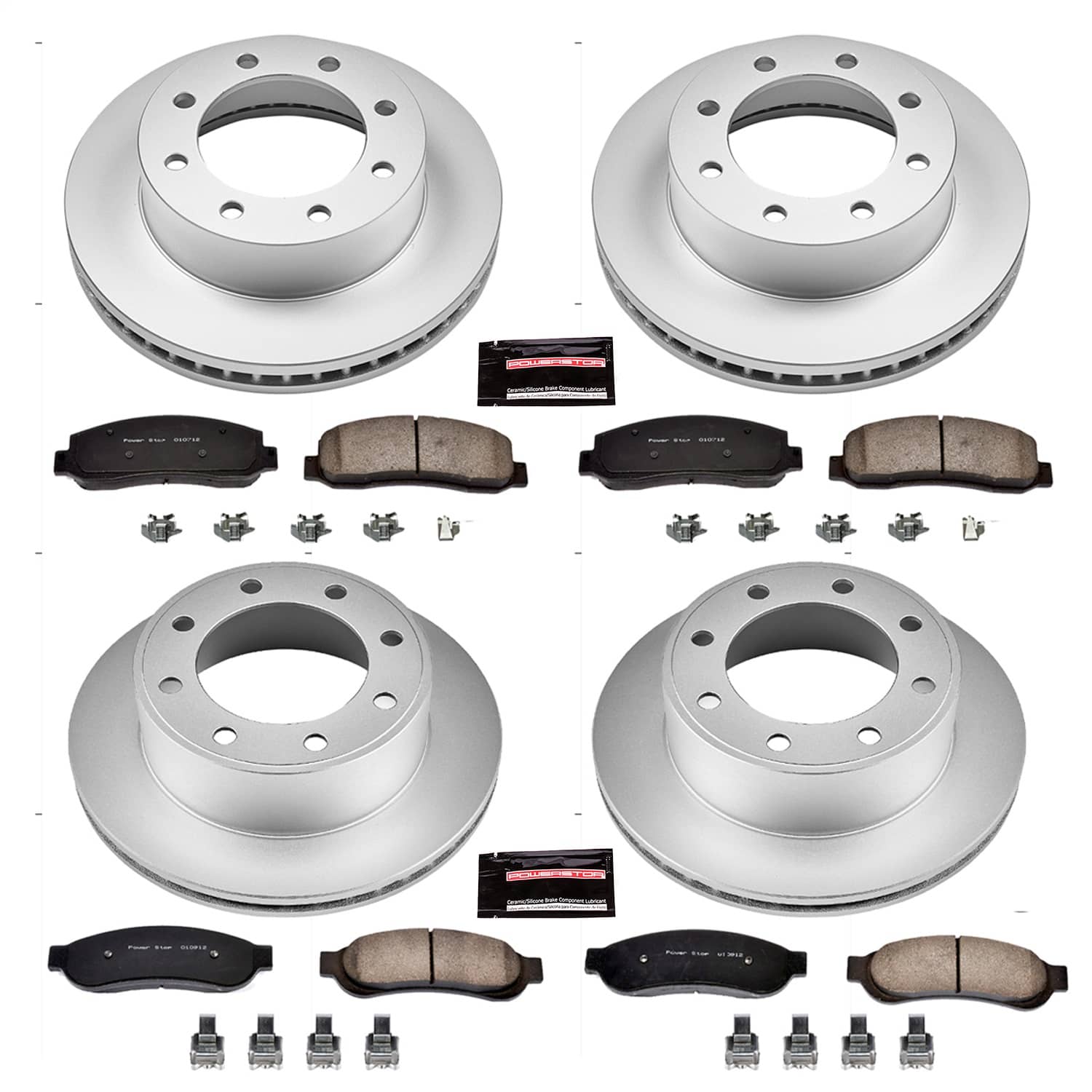 Power Stop - CRK1782 - Front and Rear - Disc Brake Pad and Rotor Kit