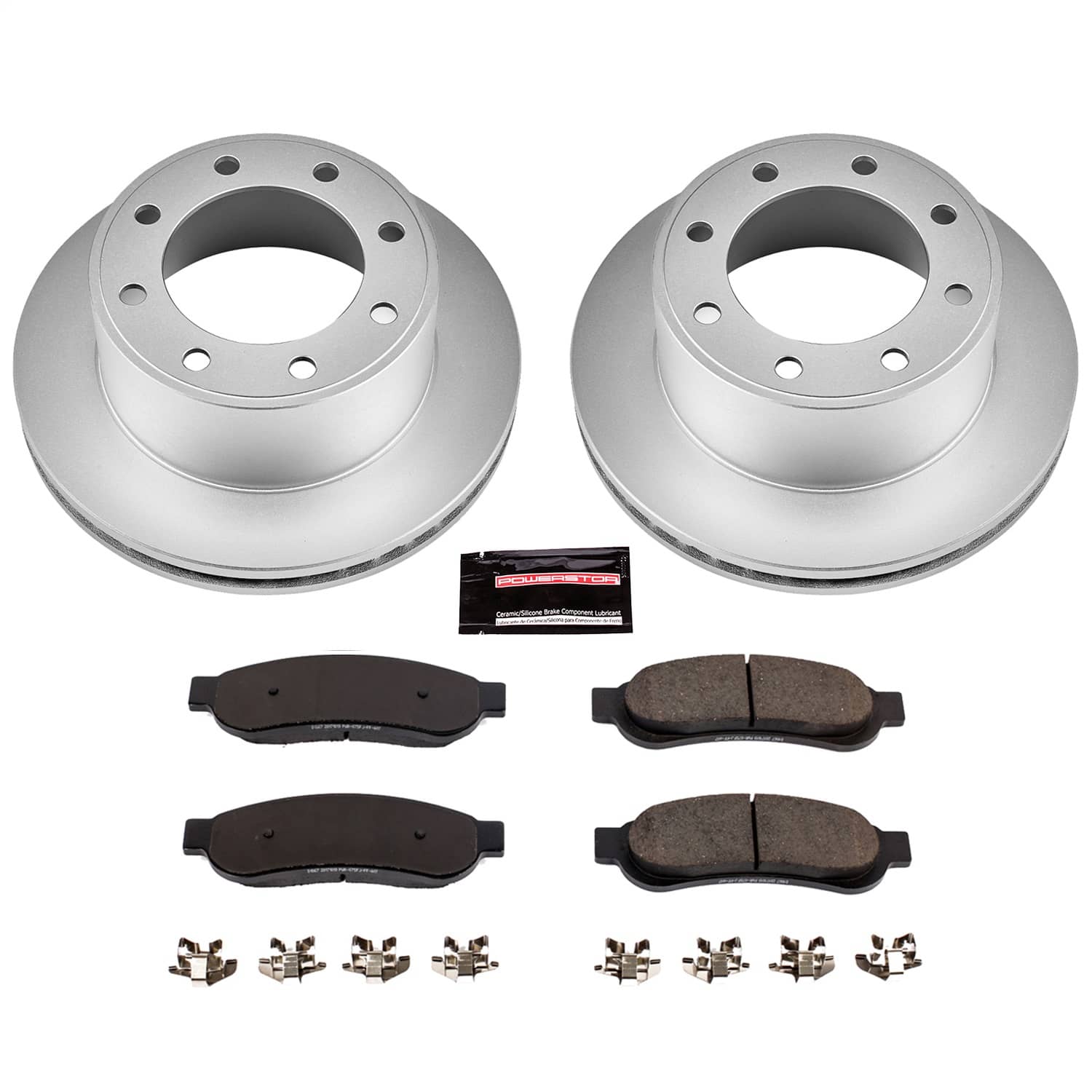 Power Stop - CRK1798 - Rear - Disc Brake Pad and Rotor Kit