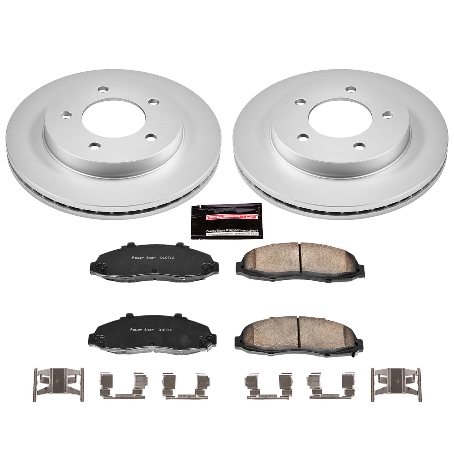 Power Stop - CRK1866 - Front - Disc Brake Pad and Rotor Kit