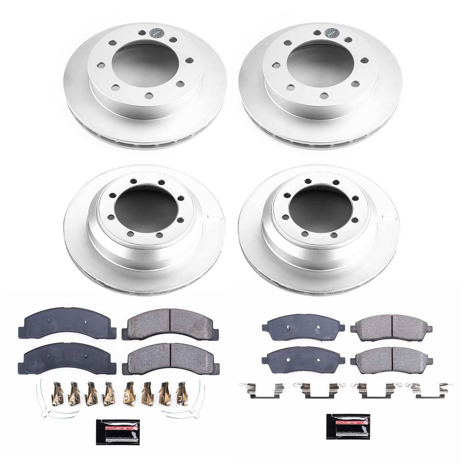 Power Stop - CRK1886 - Front and Rear - Disc Brake Pad and Rotor Kit
