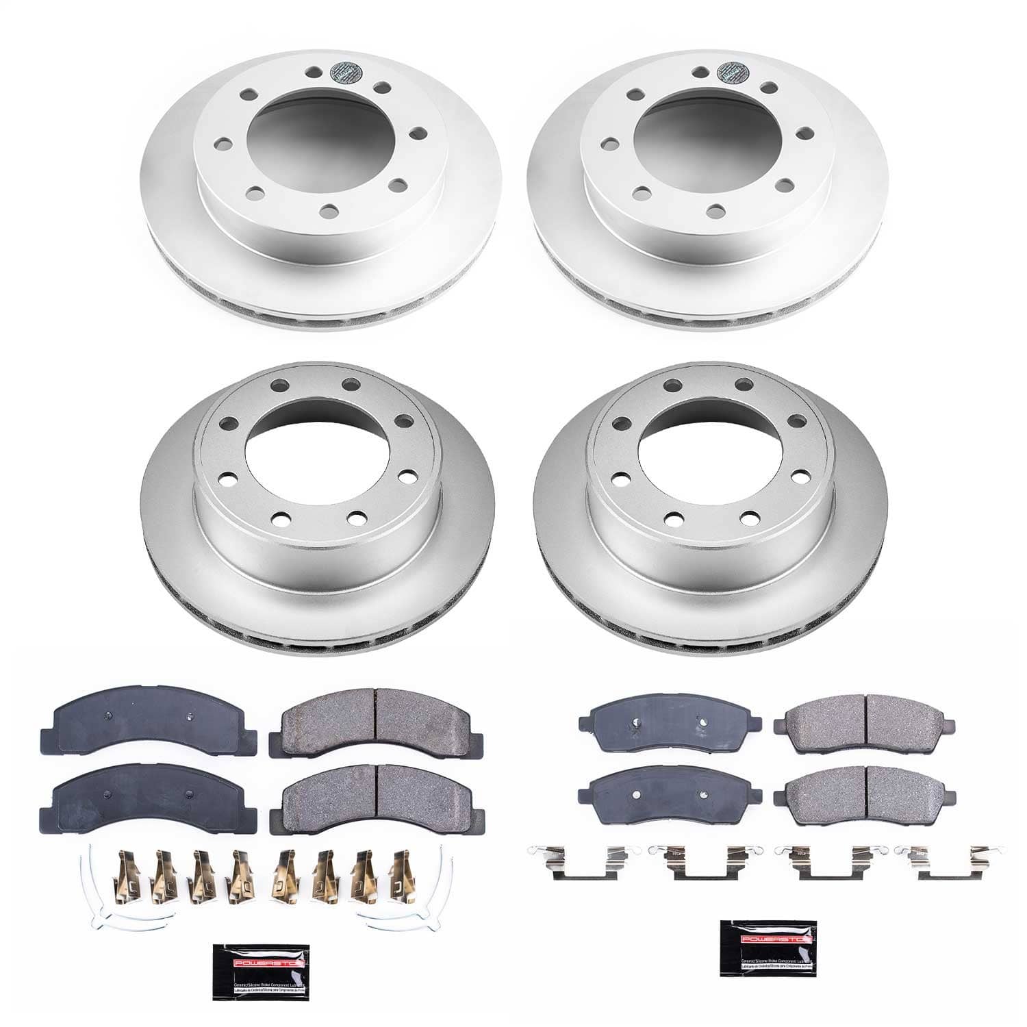 Power Stop - CRK1887 - Front and Rear - Disc Brake Pad and Rotor Kit