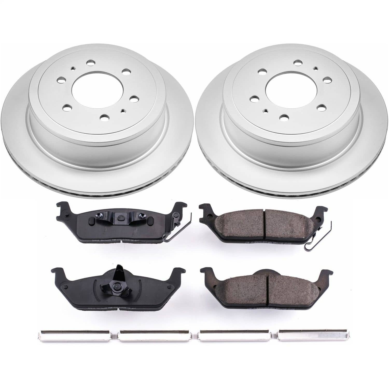 Power Stop - CRK1950 - Rear - Disc Brake Pad and Rotor Kit