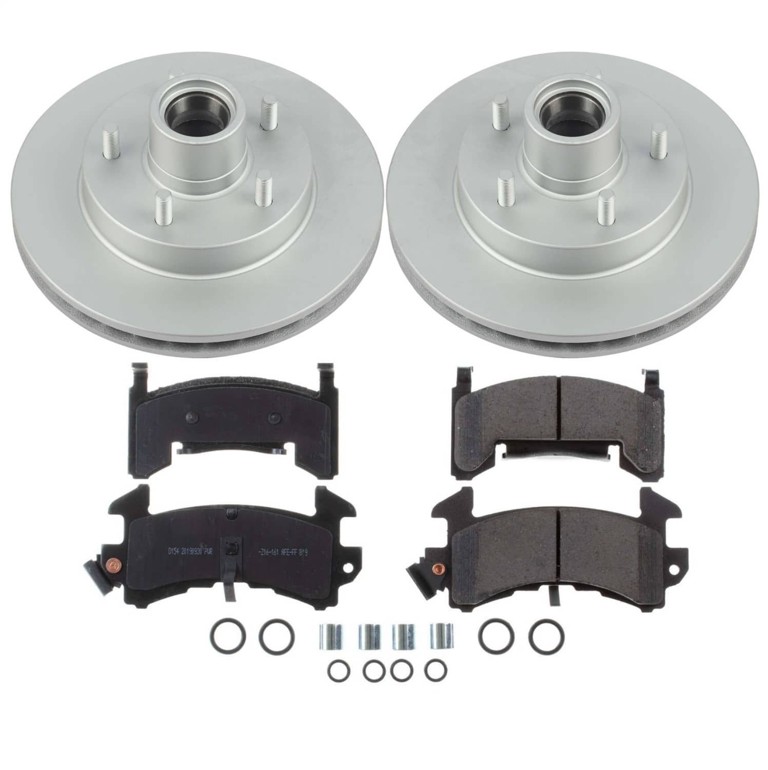 Power Stop - CRK1985 - Front - Disc Brake Pad and Rotor Kit