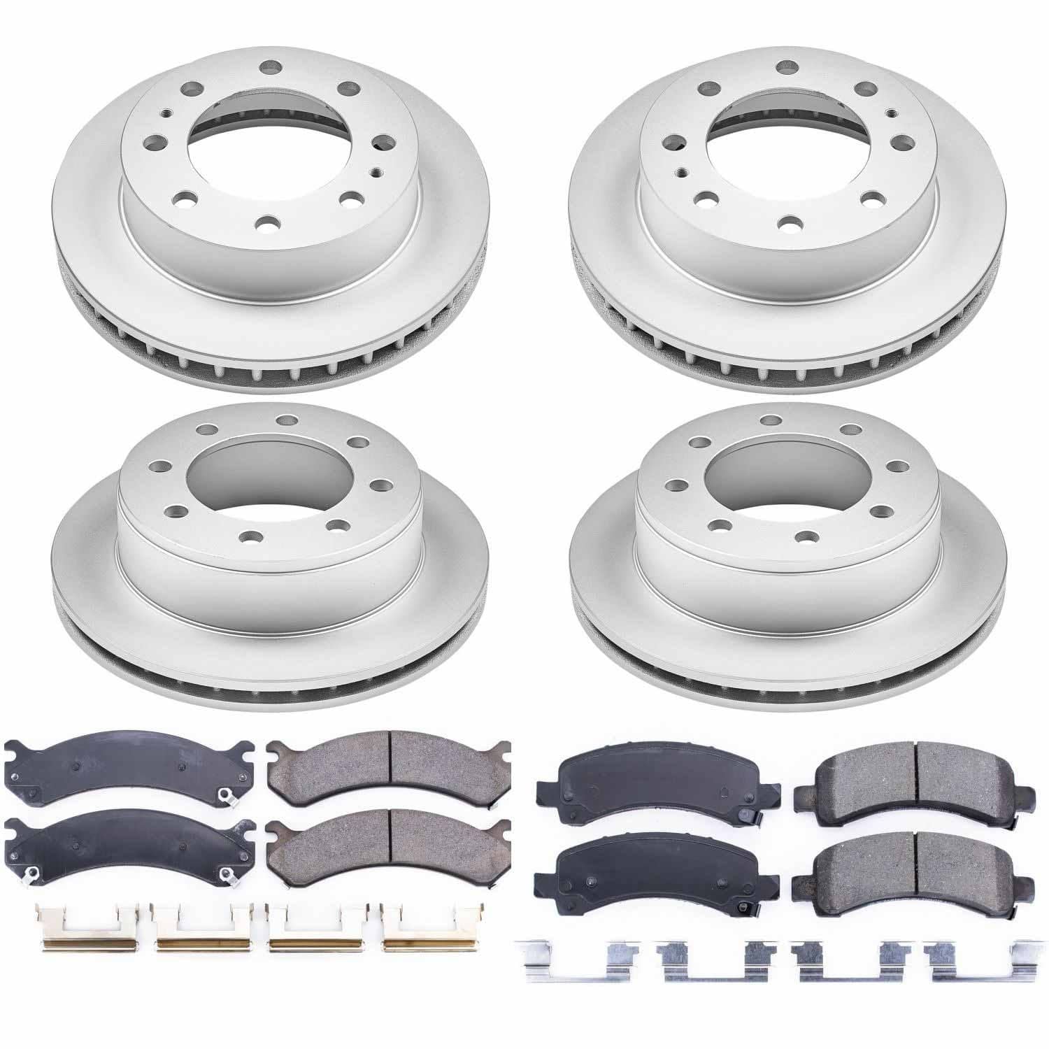 Power Stop - CRK2029 - Front and Rear - Disc Brake Pad and Rotor Kit