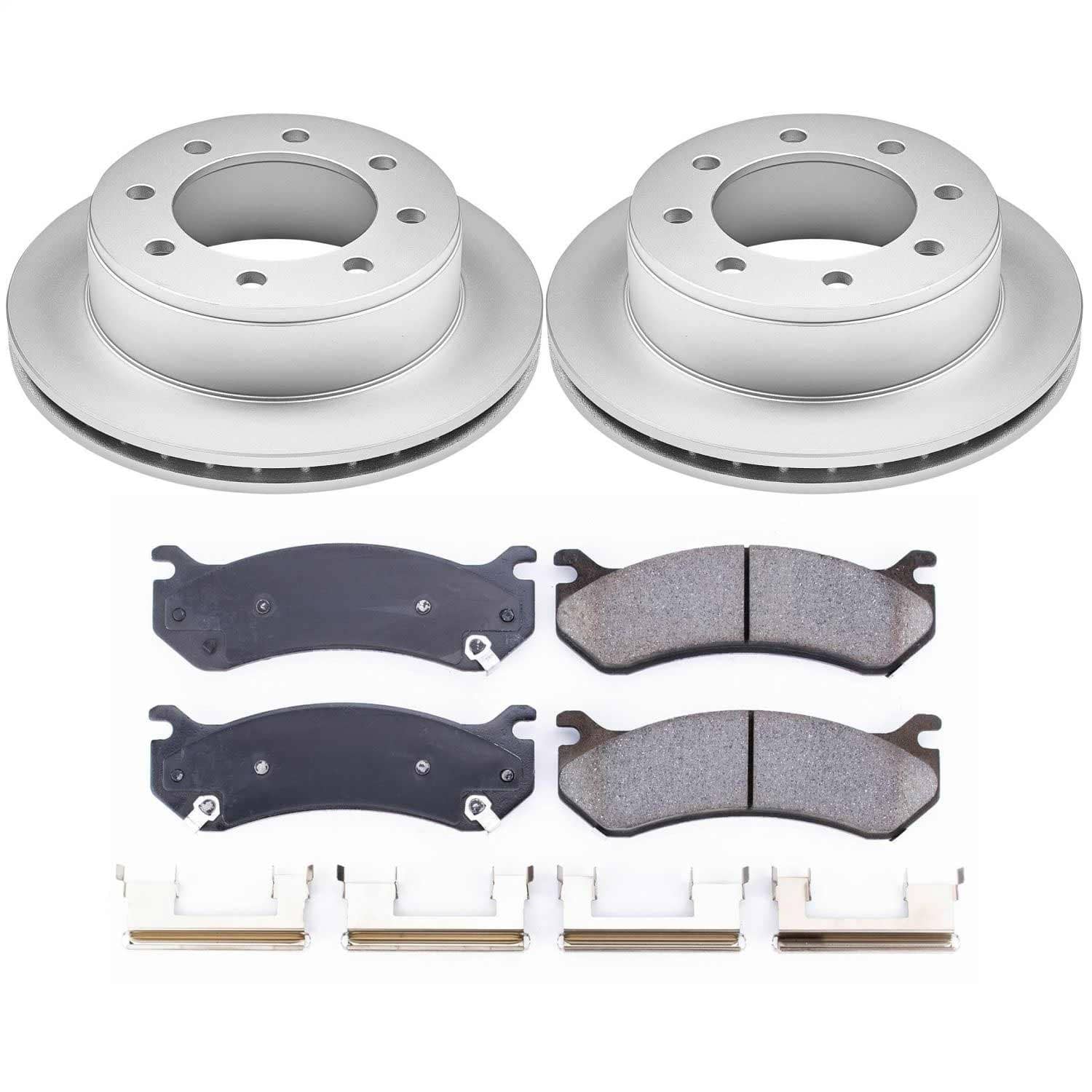 Power Stop - CRK2041 - Rear - Disc Brake Pad and Rotor Kit