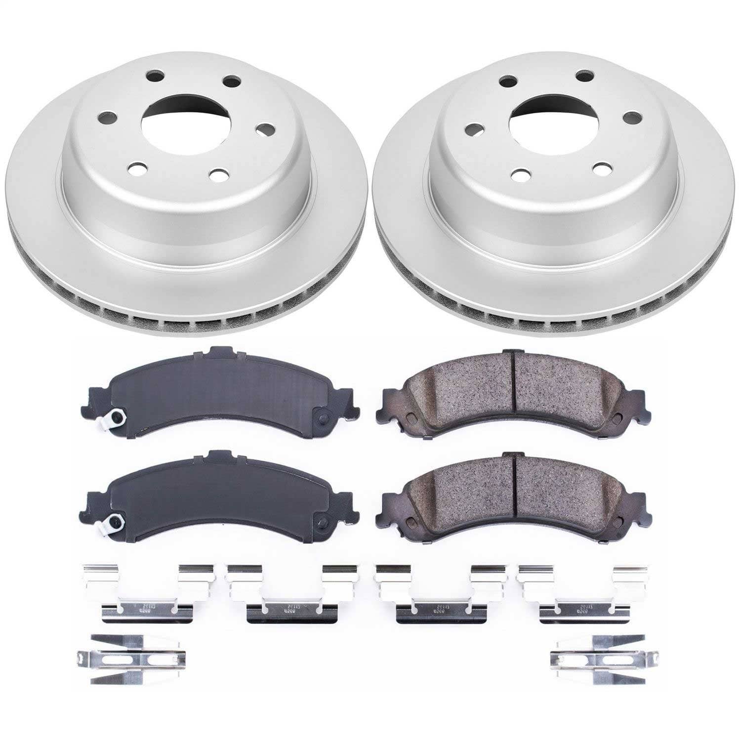 Power Stop - CRK2046 - Rear - Disc Brake Pad and Rotor Kit