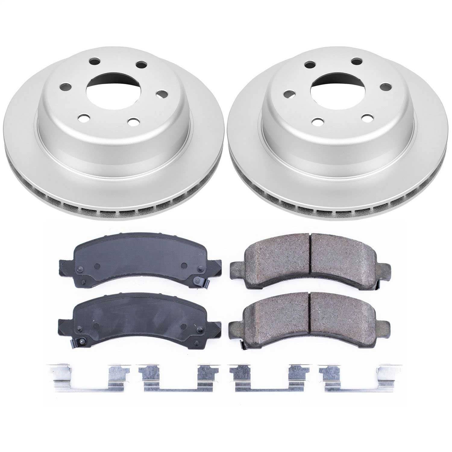 Power Stop - CRK2047 - Rear - Disc Brake Pad and Rotor Kit
