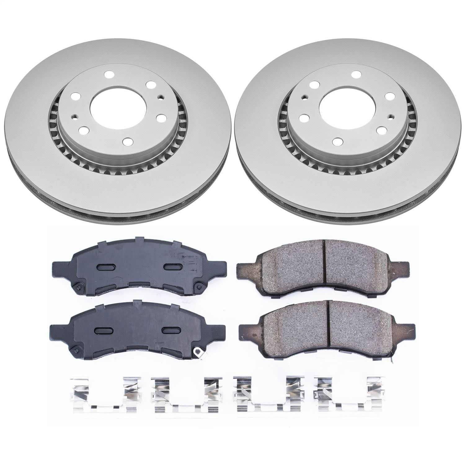 Power Stop - CRK2059 - Front - Disc Brake Pad and Rotor Kit