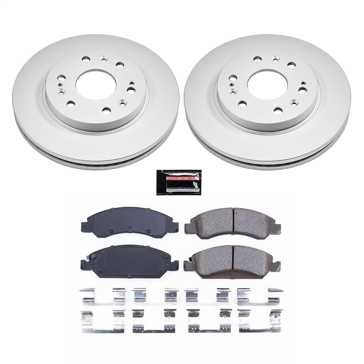 Power Stop - CRK2069 - Front - Disc Brake Pad and Rotor Kit
