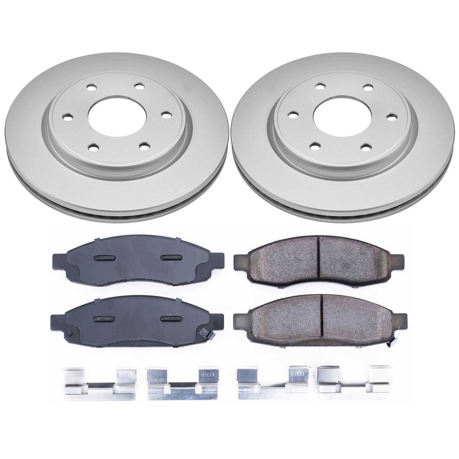 Power Stop - CRK211 - Front - Disc Brake Pad and Rotor Kit