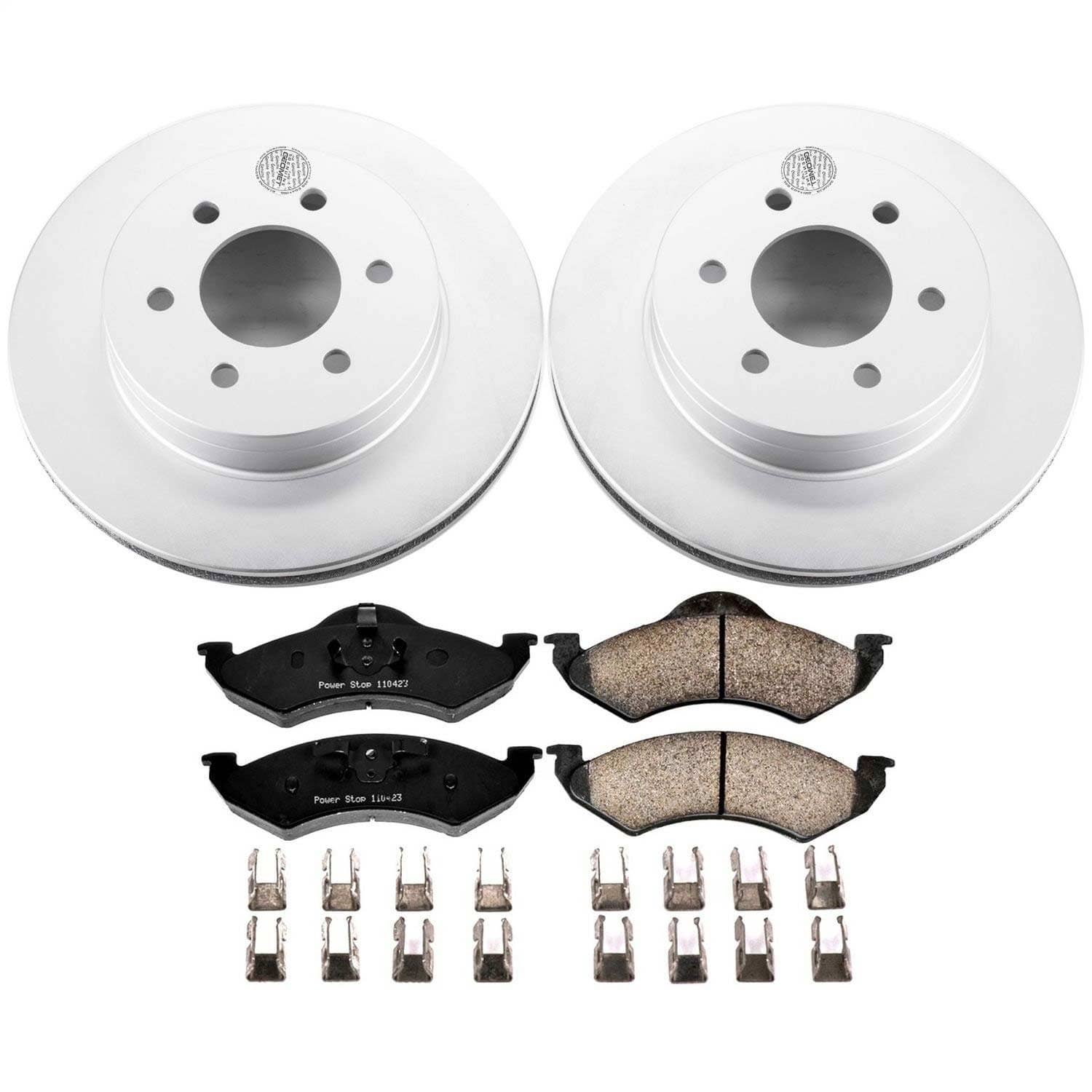 Power Stop - CRK2139 - Front - Disc Brake Pad and Rotor Kit