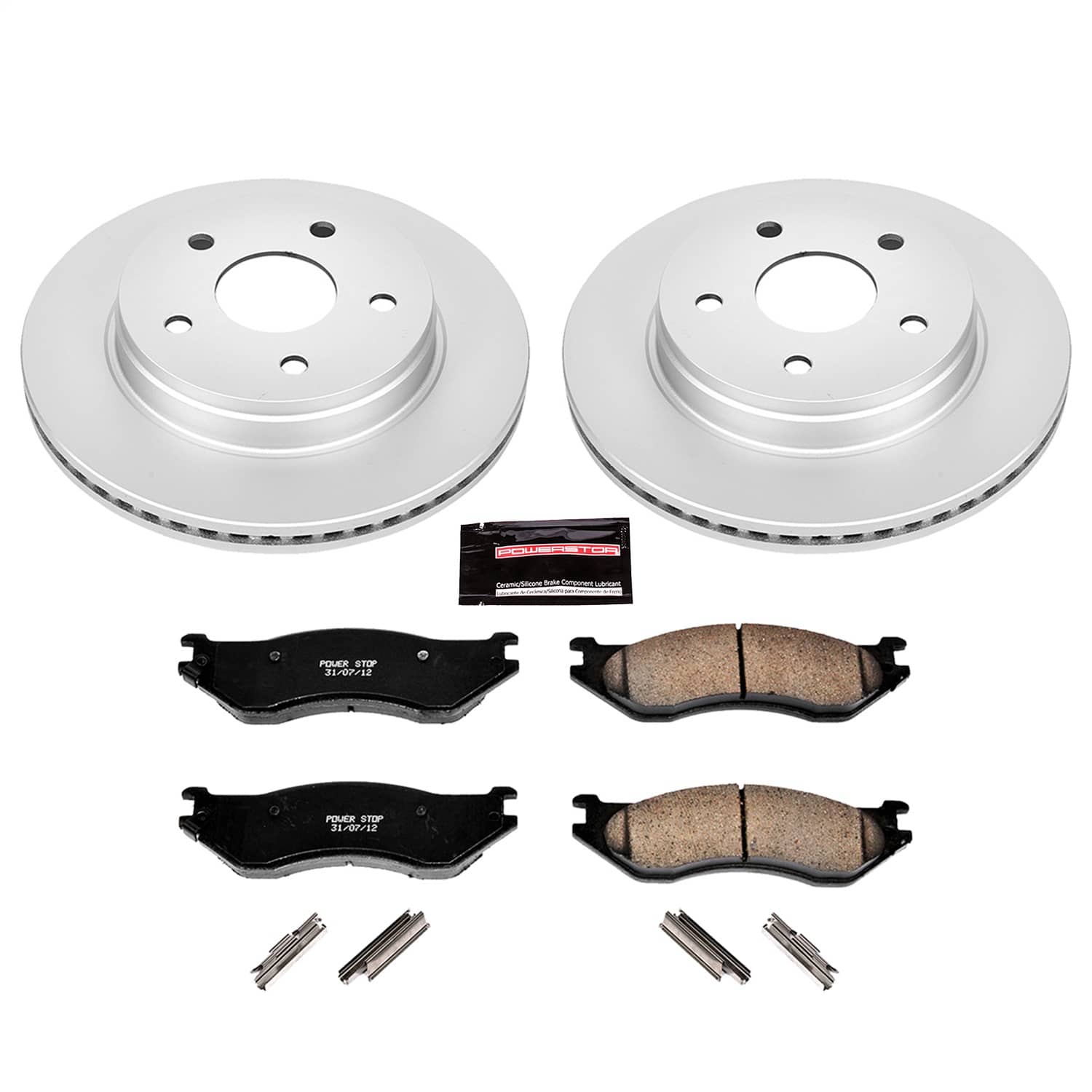 Power Stop - CRK2165 - Front - Disc Brake Pad and Rotor Kit