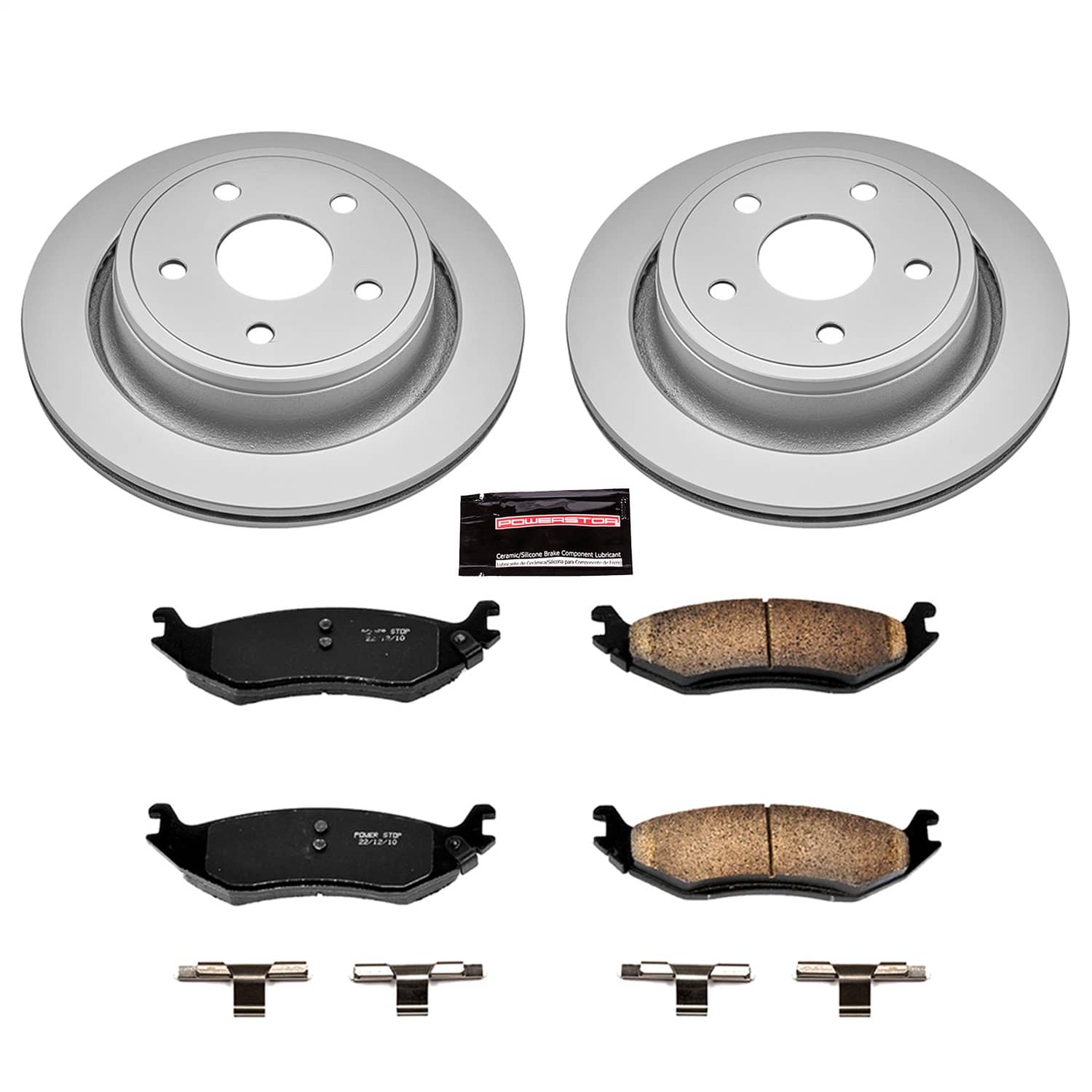 Power Stop - CRK2172 - Rear - Disc Brake Pad and Rotor Kit