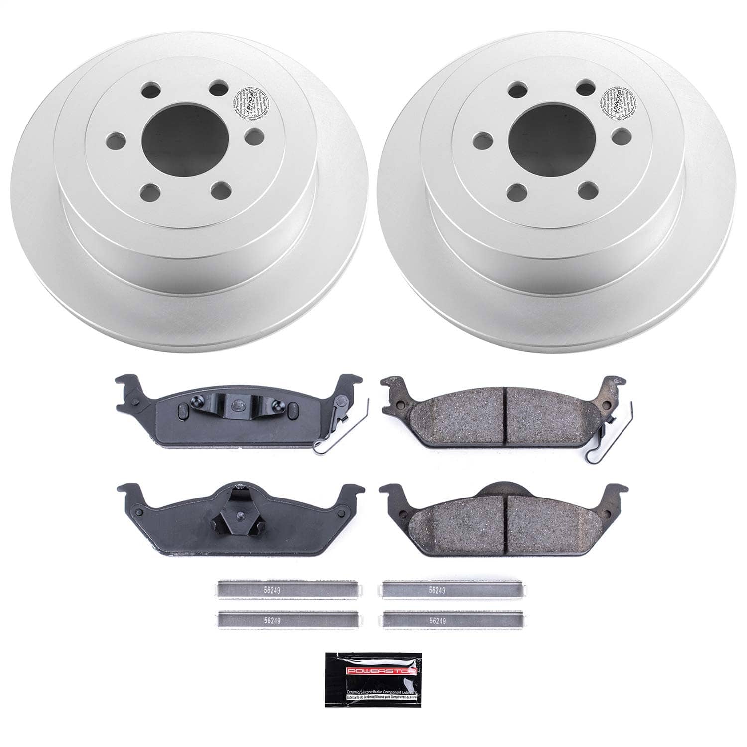 Power Stop - CRK2192 - Rear - Disc Brake Pad and Rotor Kit