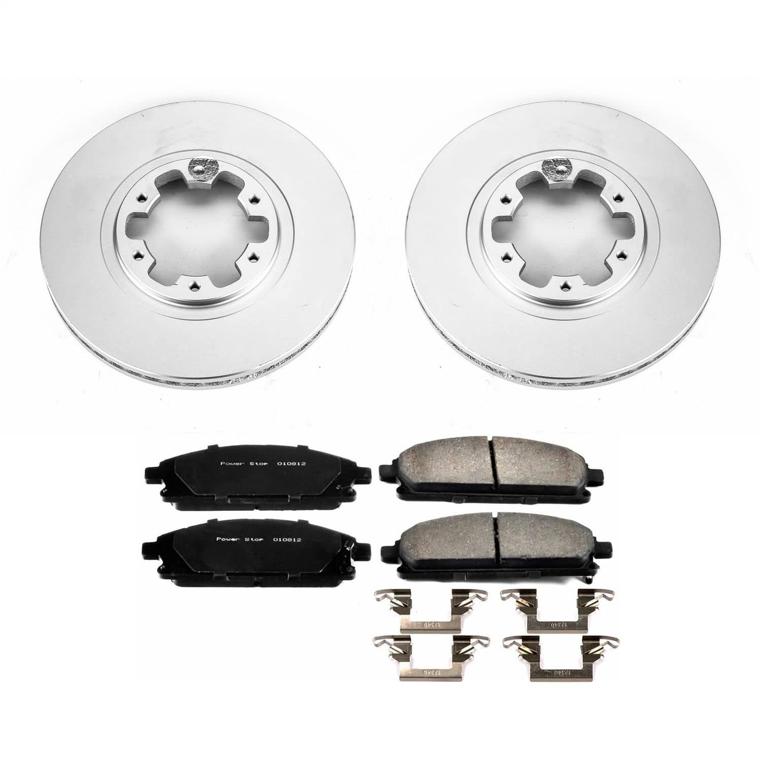 Power Stop - CRK2279 - Front - Disc Brake Pad and Rotor Kit