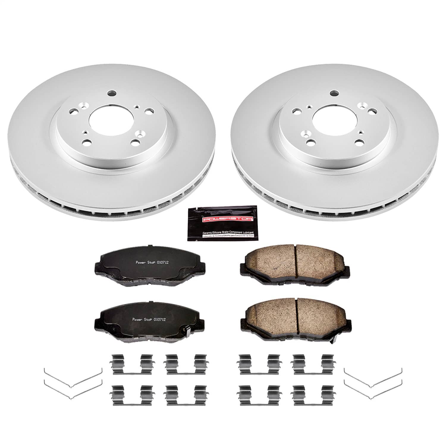Power Stop - CRK2302 - Front - Disc Brake Pad and Rotor Kit