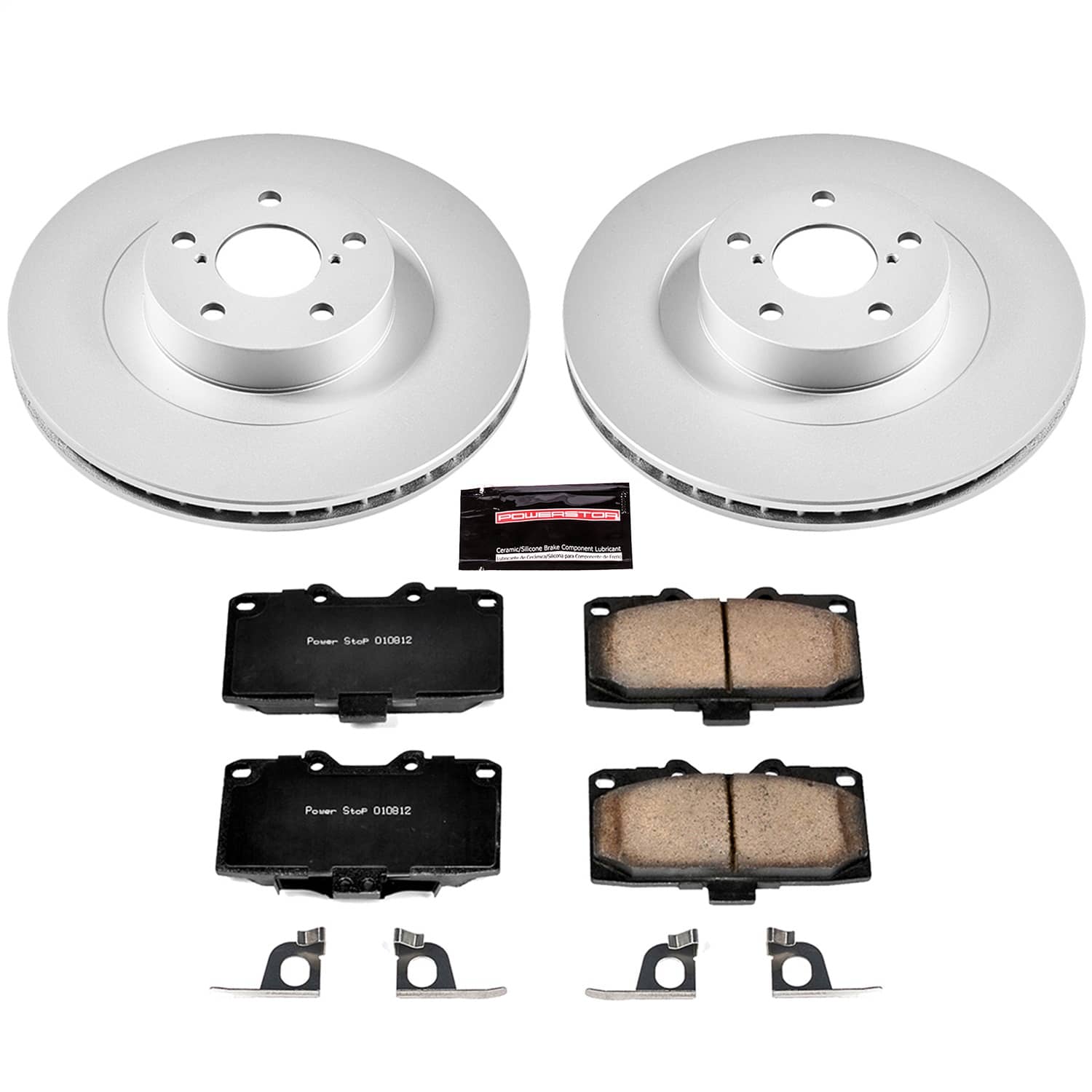 Power Stop - CRK2367 - Front - Disc Brake Pad and Rotor Kit