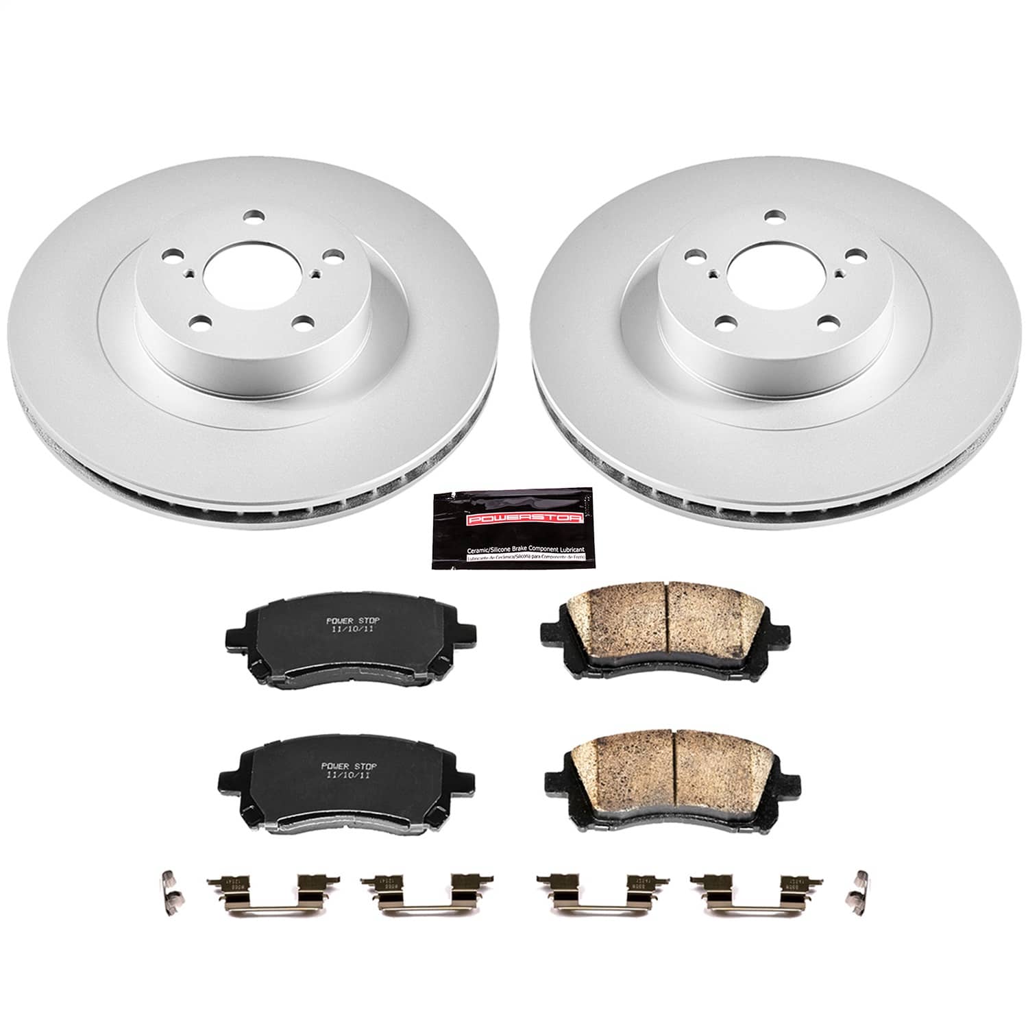 Power Stop - CRK2369 - Front - Disc Brake Pad and Rotor Kit