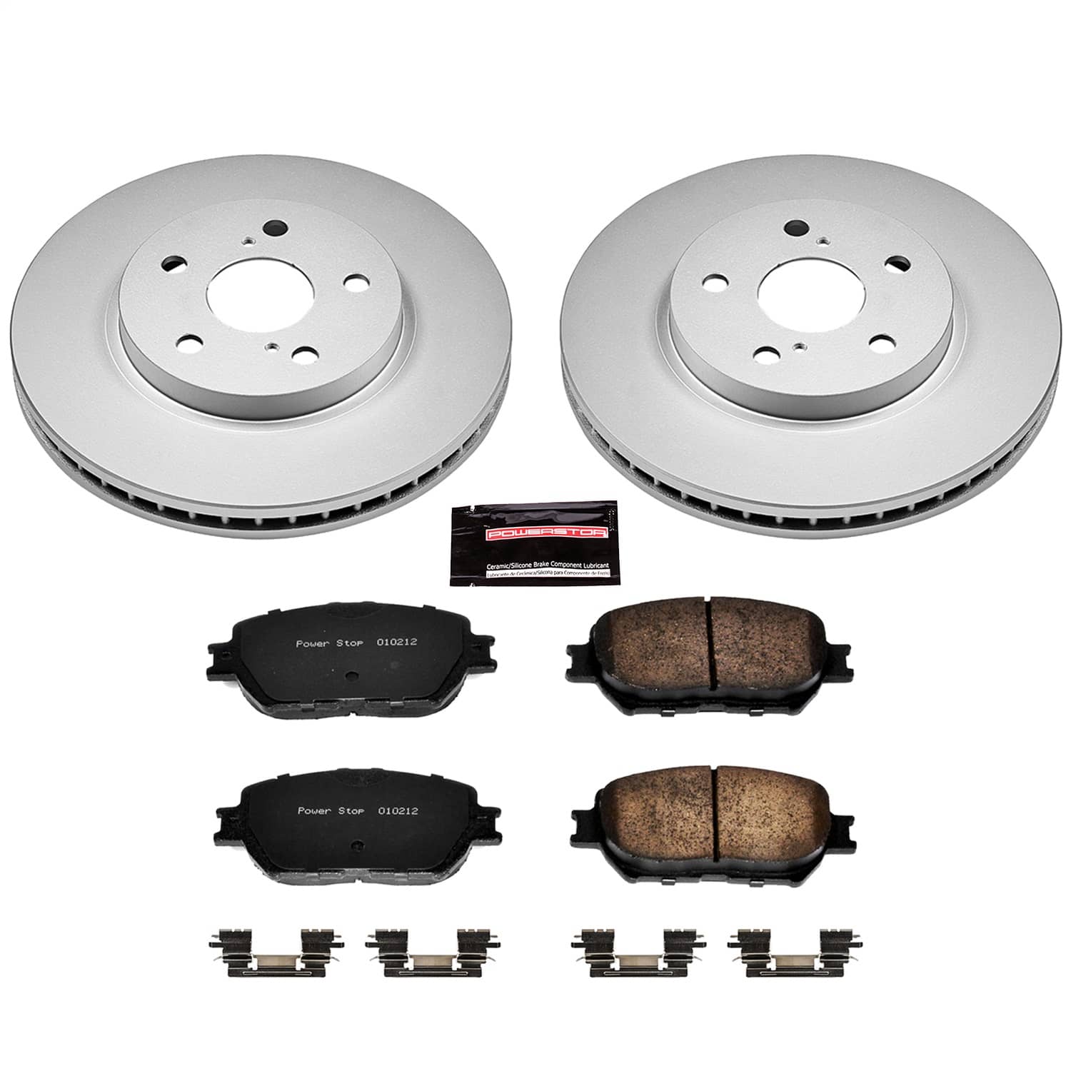 Power Stop - CRK2414 - Front - Disc Brake Pad and Rotor Kit