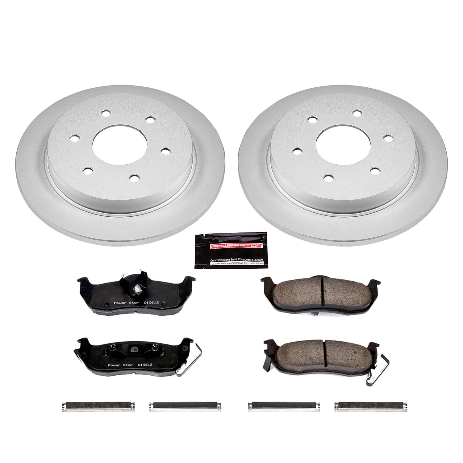 Power Stop - CRK2445 - Rear - Disc Brake Pad and Rotor Kit