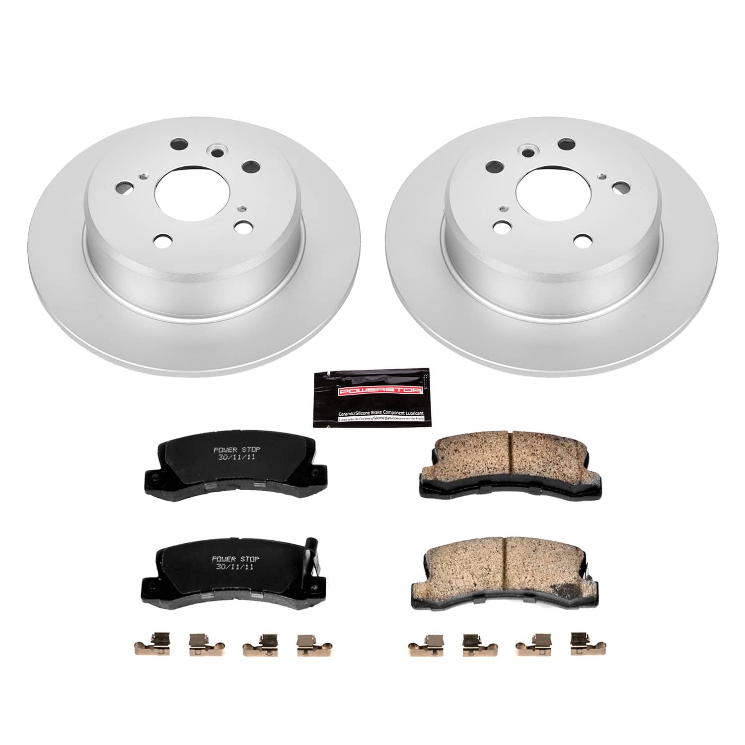Power Stop - CRK2564 - Rear - Disc Brake Pad and Rotor Kit