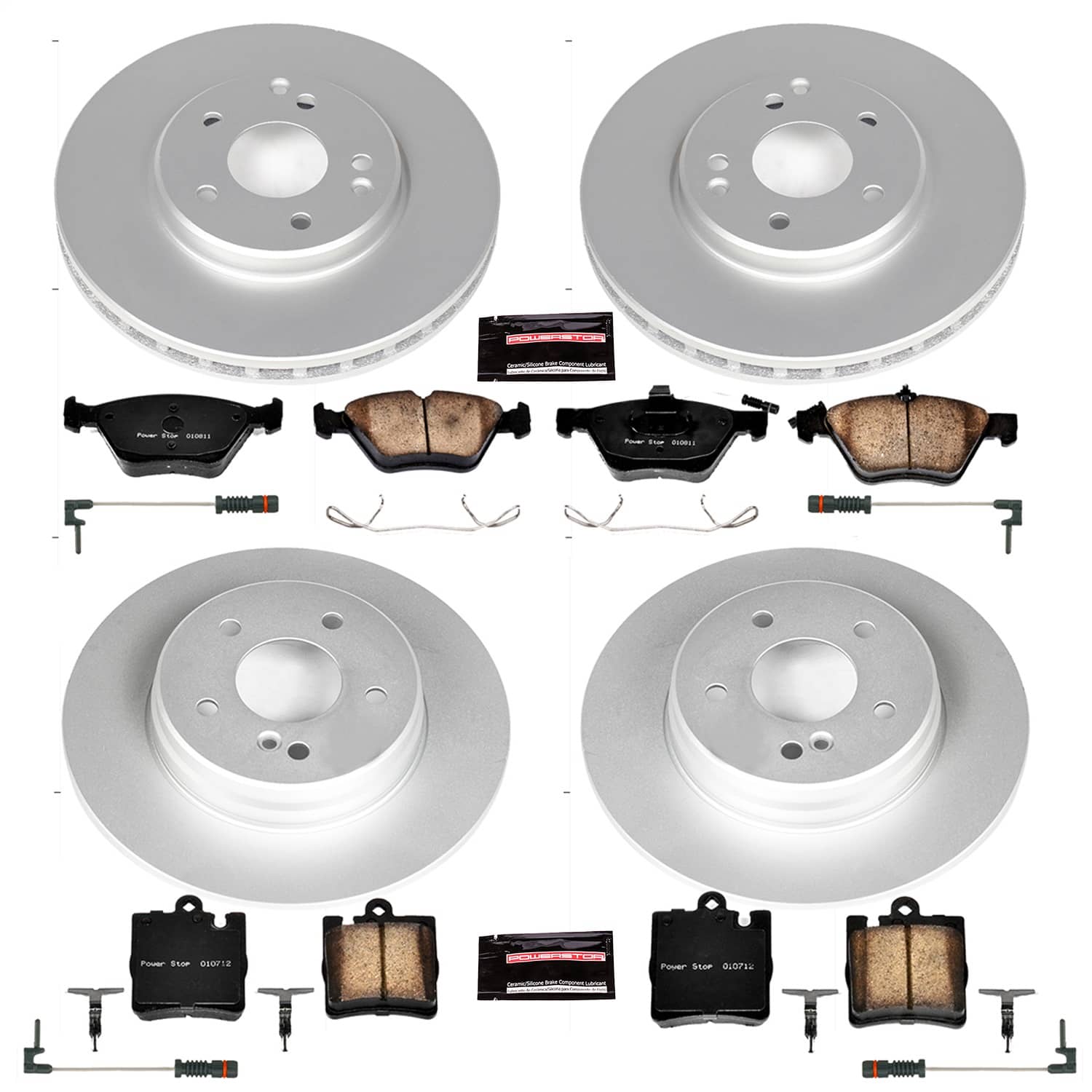 Power Stop - CRK2786 - Front and Rear - Disc Brake Pad and Rotor Kit