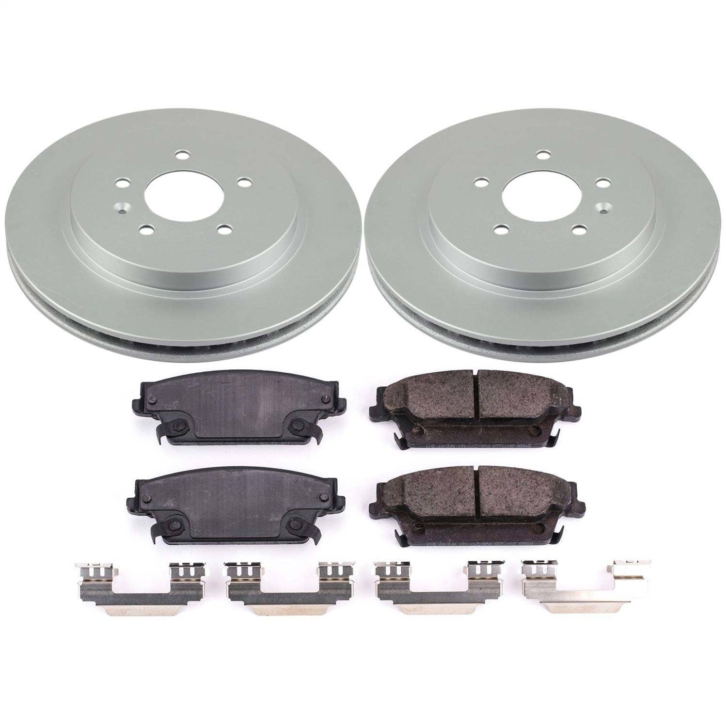 Power Stop - CRK2958 - Rear - Disc Brake Pad and Rotor Kit