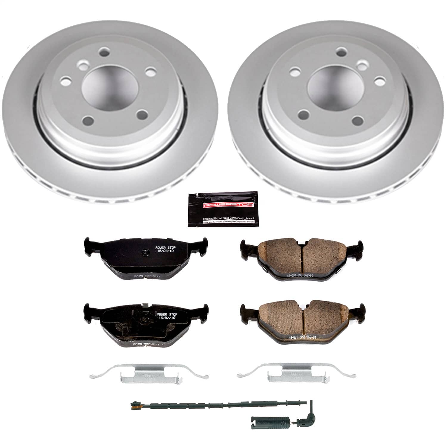 Power Stop - CRK2970 - Rear - Disc Brake Pad and Rotor Kit