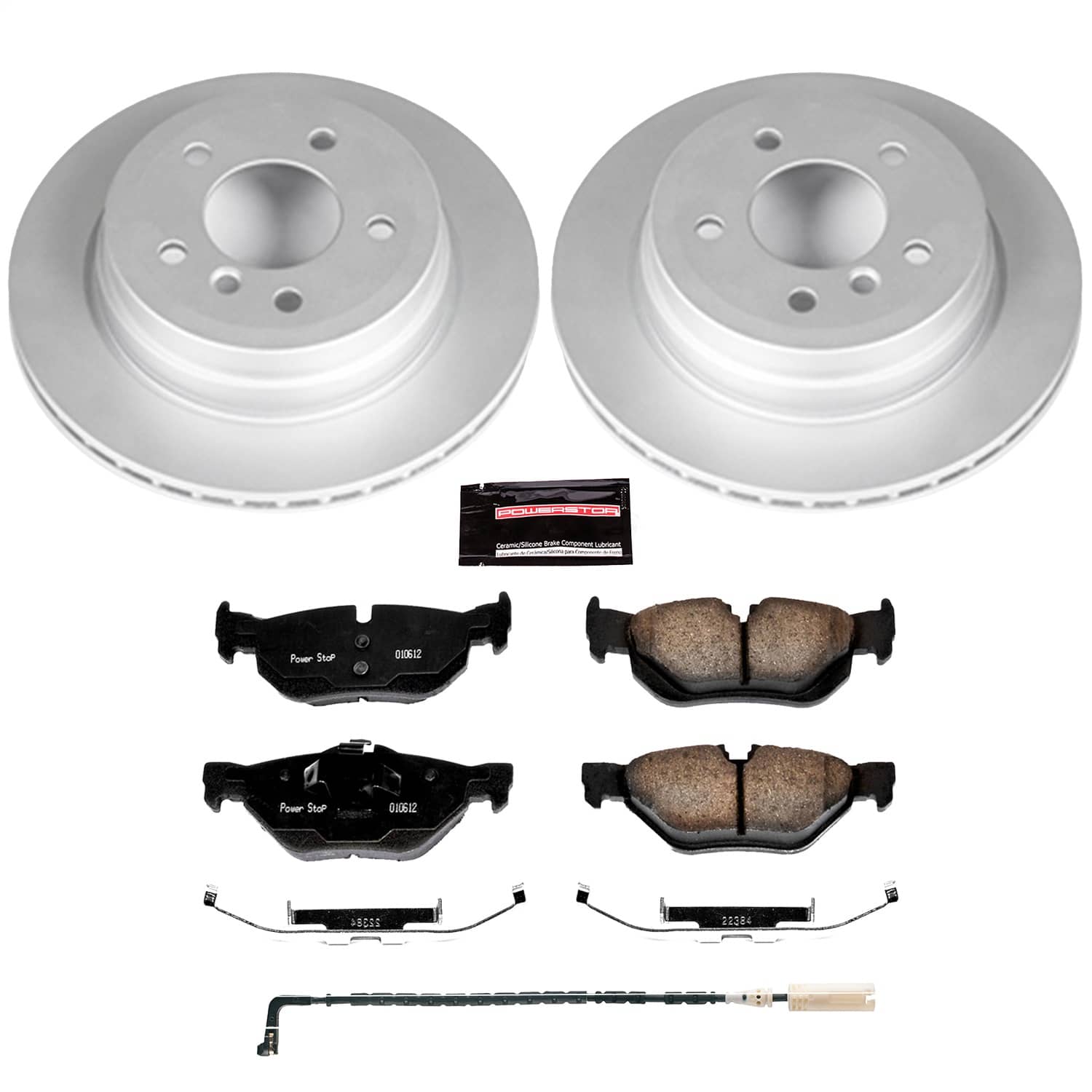 Power Stop - CRK3002 - Rear - Disc Brake Pad and Rotor Kit
