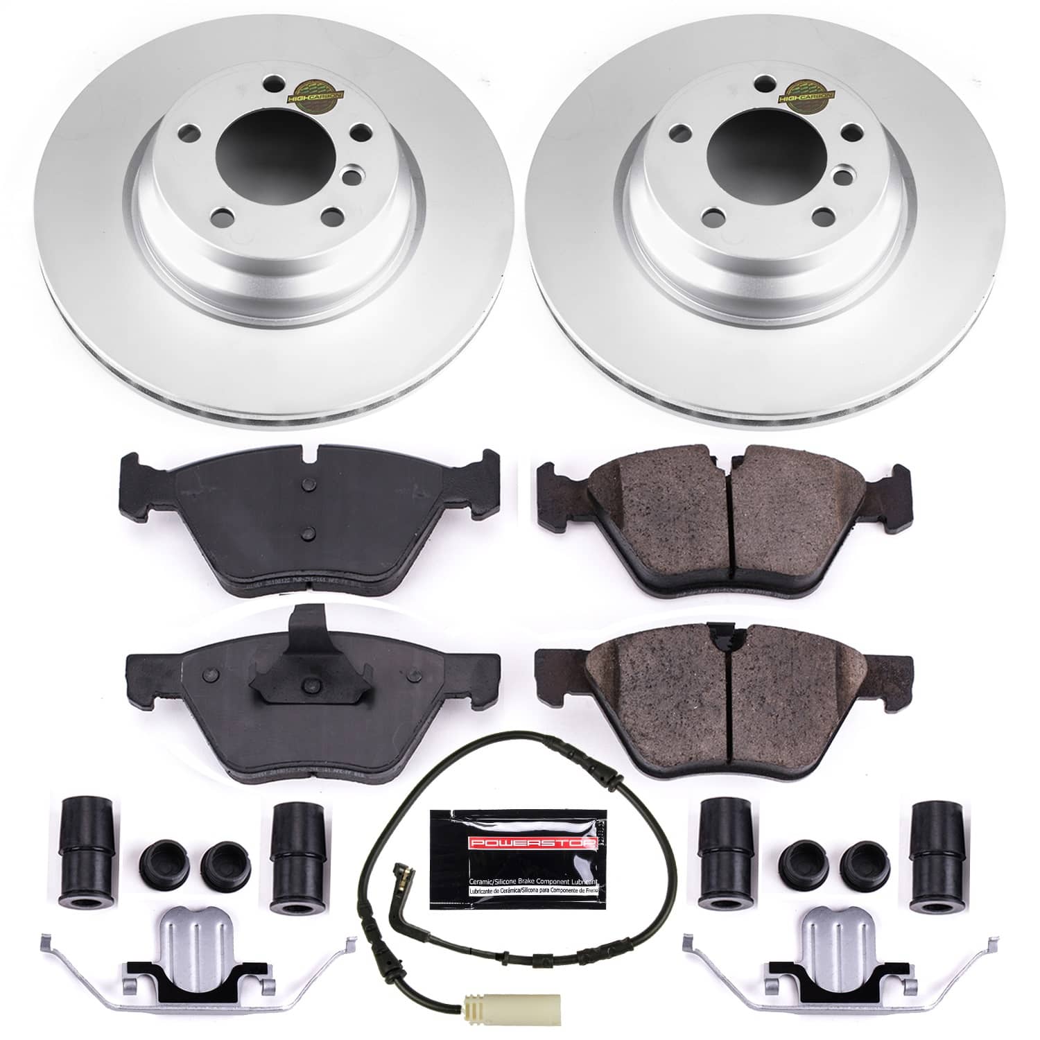 Power Stop - CRK3077 - Front - Disc Brake Pad and Rotor Kit