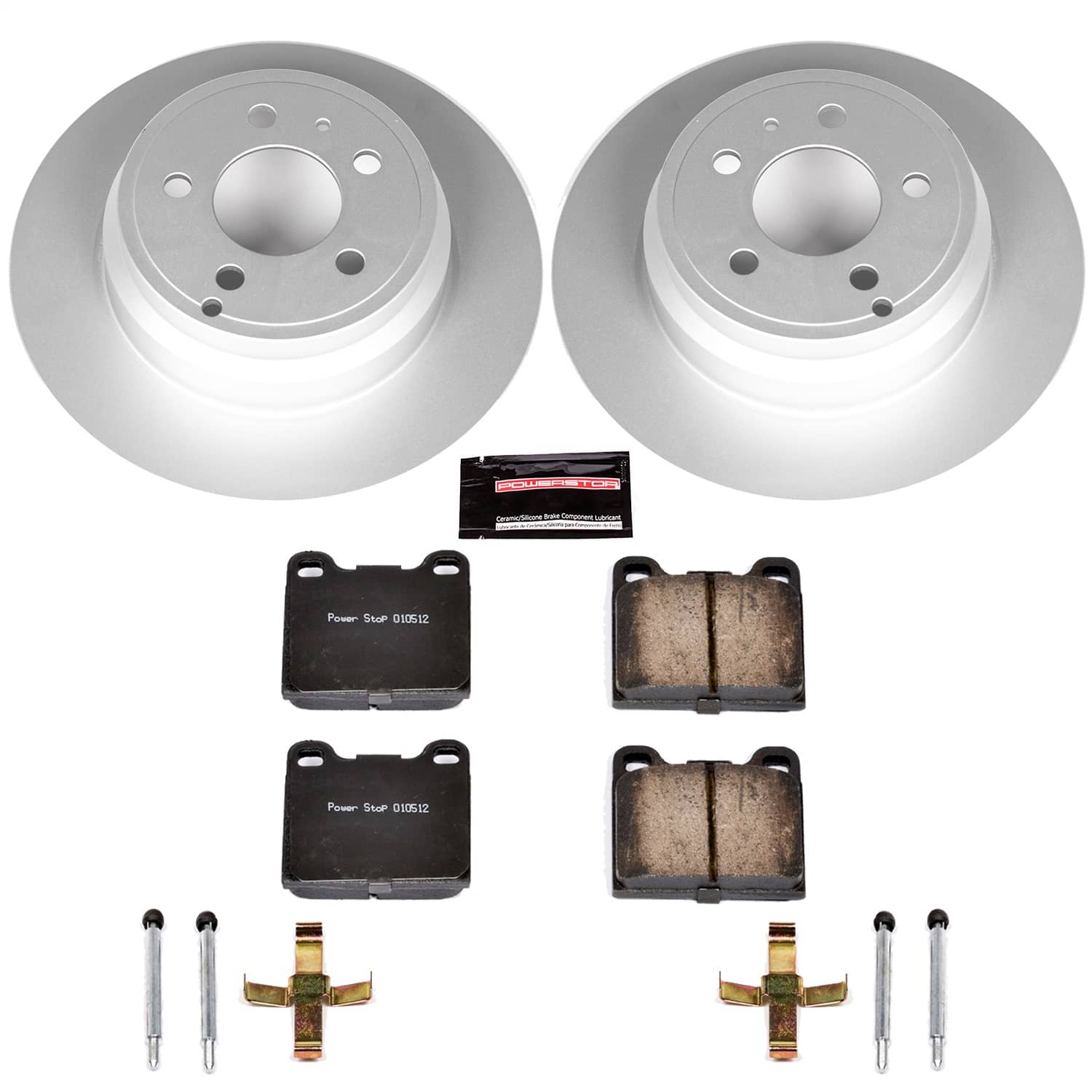 Power Stop - CRK3145 - Rear - Disc Brake Pad and Rotor Kit
