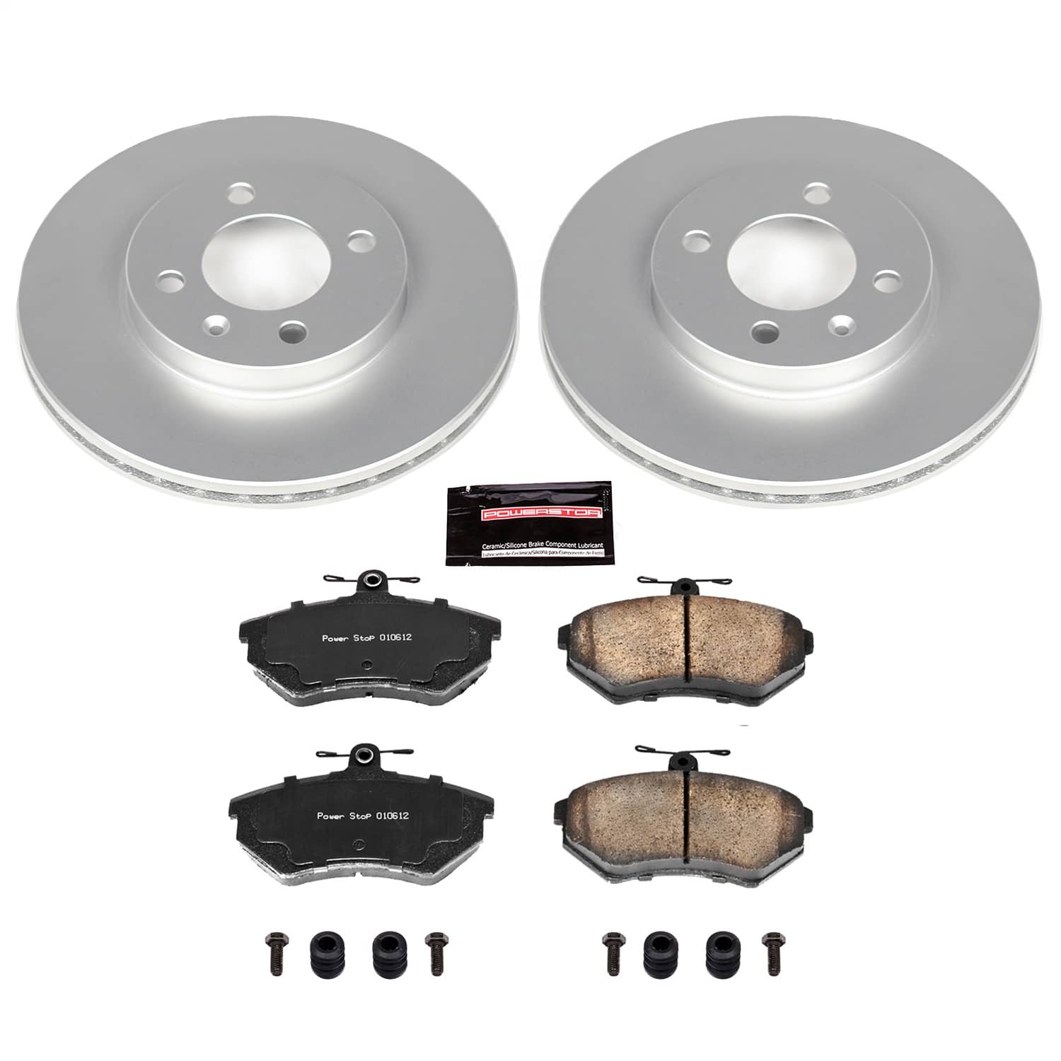 Power Stop - CRK374 - Front - Disc Brake Pad and Rotor Kit