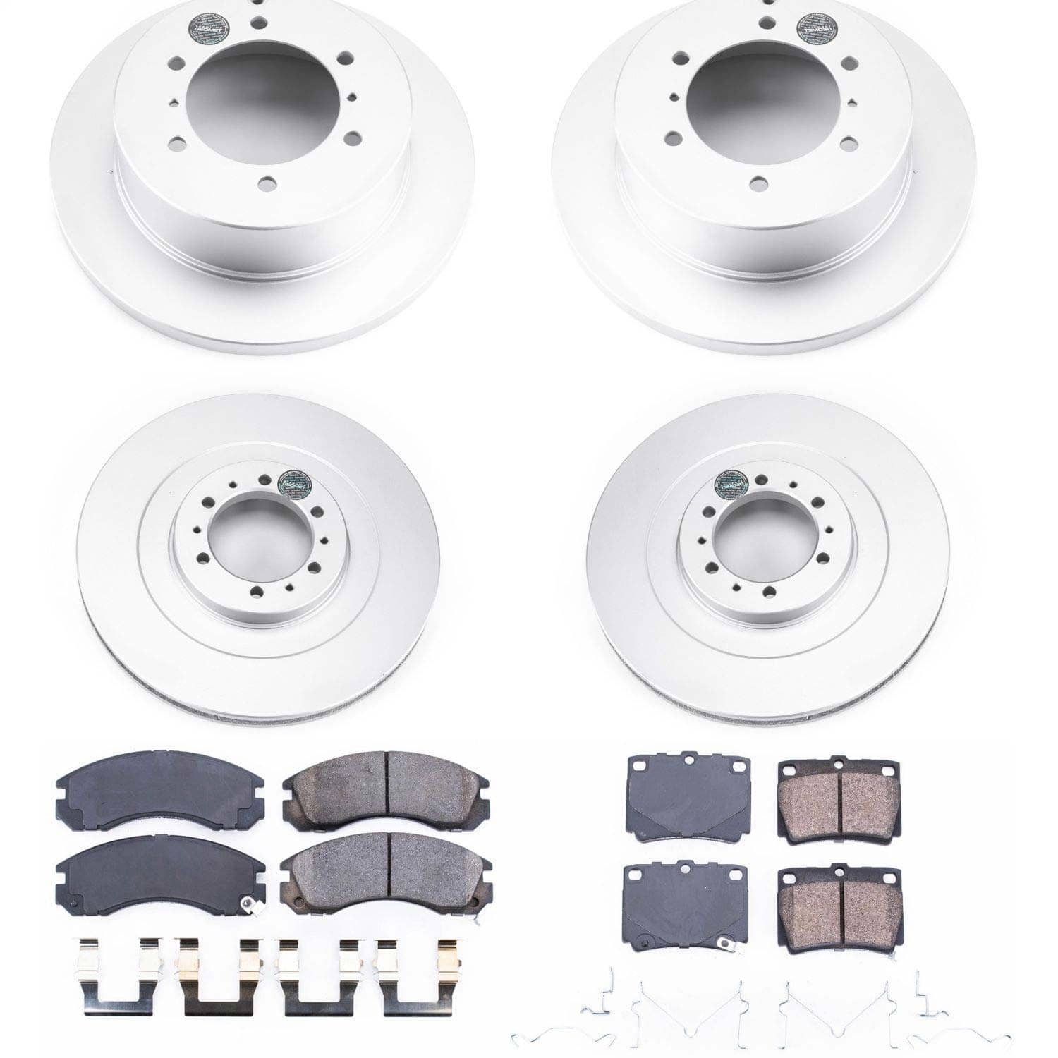Power Stop - CRK4252 - Front and Rear - Disc Brake Pad and Rotor Kit