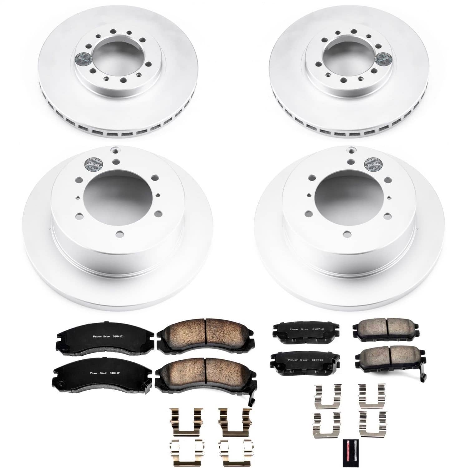Power Stop - CRK4305 - Front and Rear - Disc Brake Pad and Rotor Kit