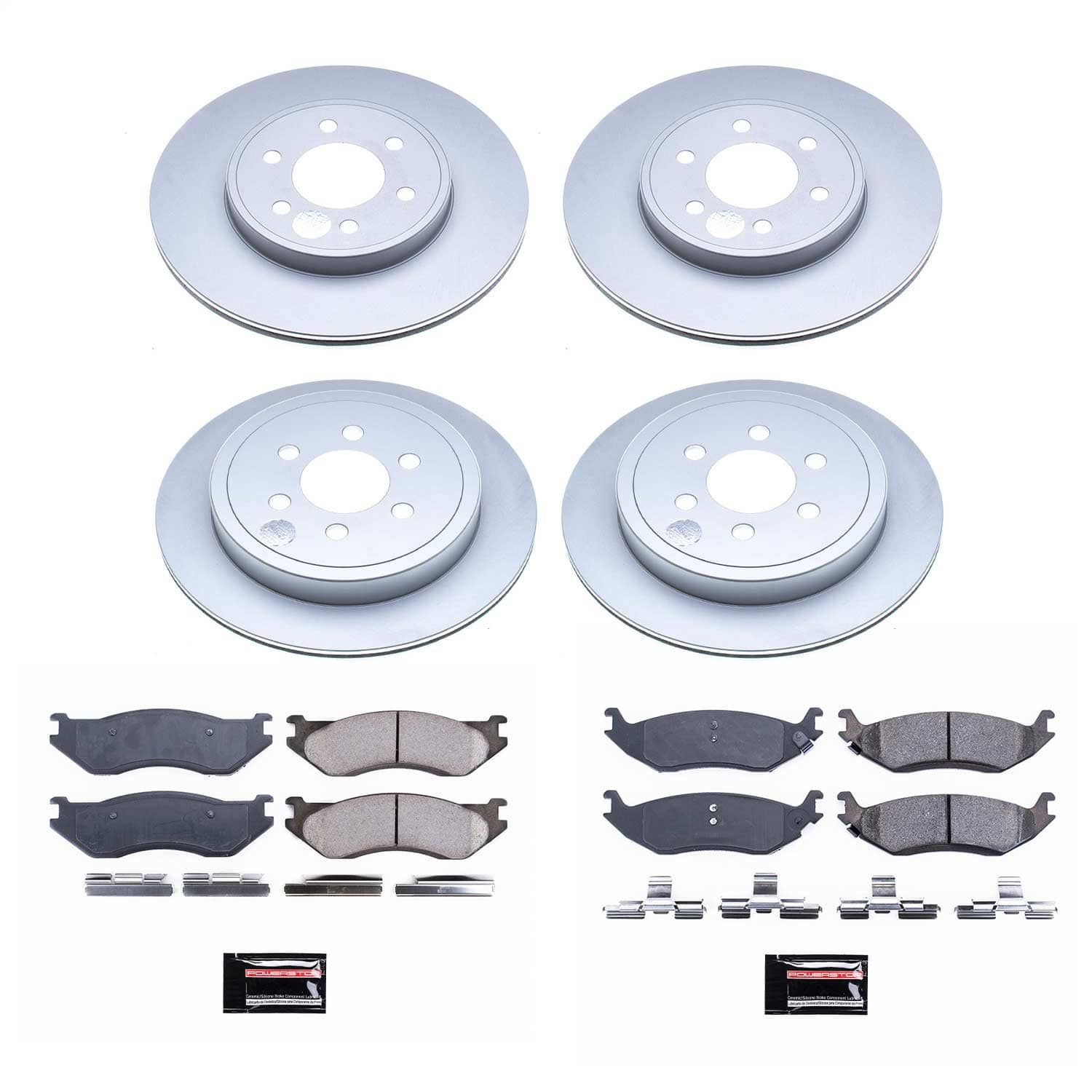Power Stop - CRK4471 - Front and Rear - Disc Brake Pad and Rotor Kit