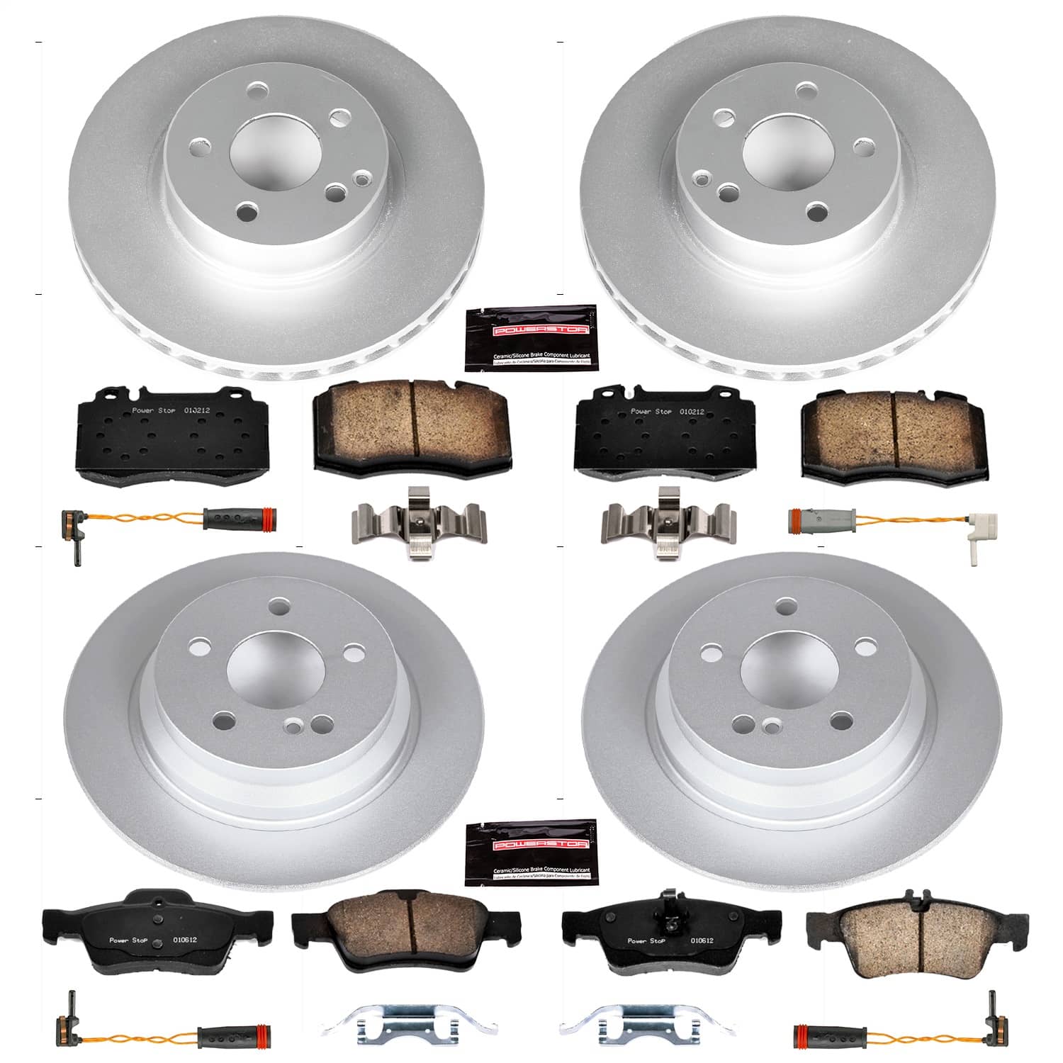 Power Stop - CRK4513 - Front and Rear - Disc Brake Pad and Rotor Kit