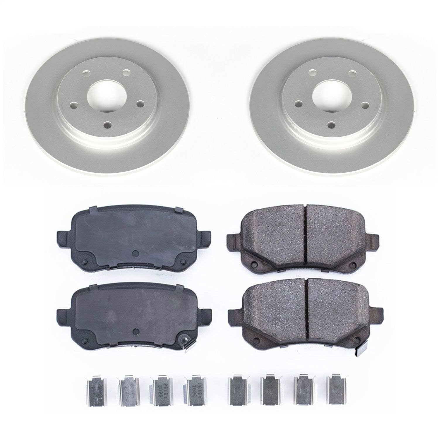 Power Stop - CRK4569 - Rear - Disc Brake Pad and Rotor Kit