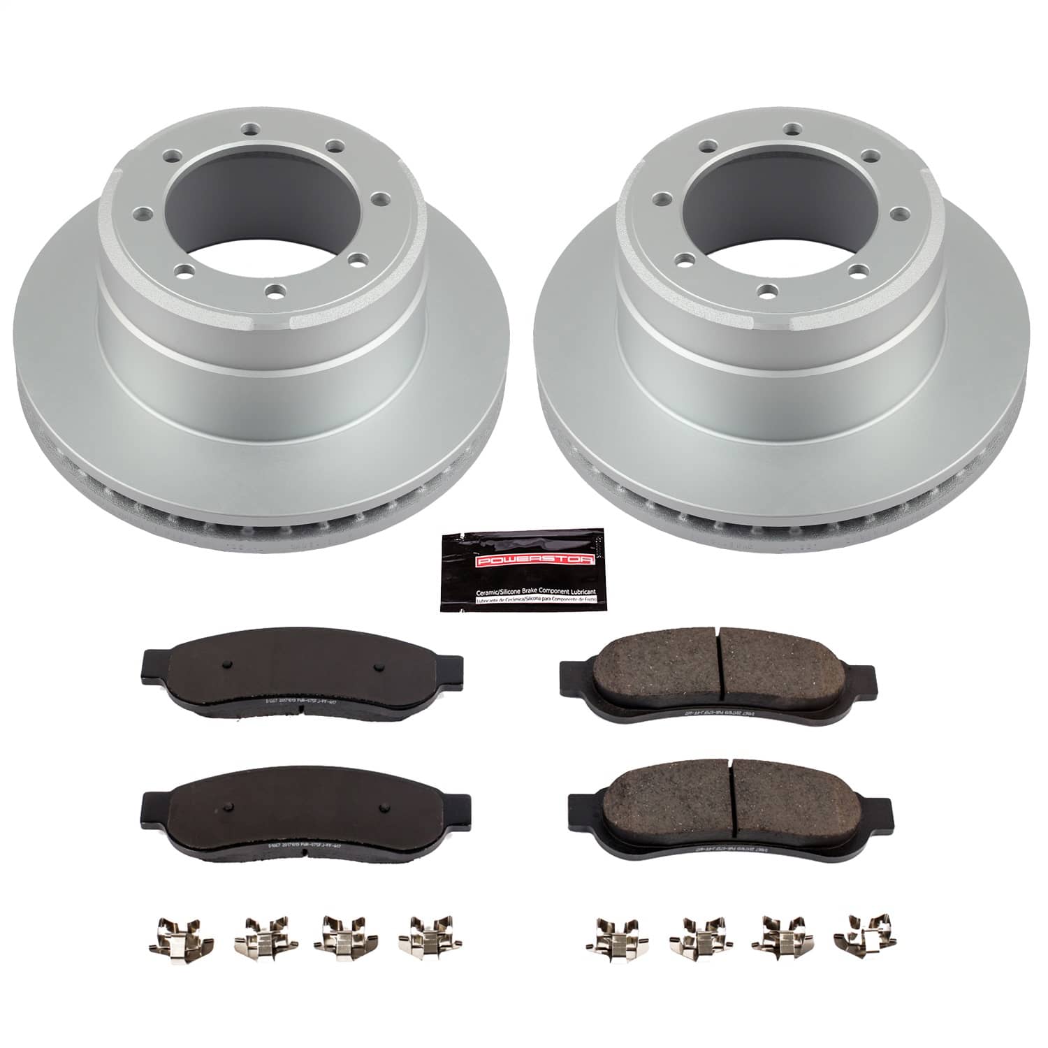 Power Stop - CRK4593 - Rear - Disc Brake Pad and Rotor Kit