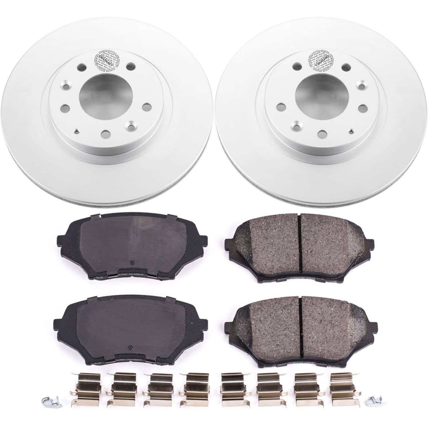 Power Stop - CRK4659 - Front - Disc Brake Pad and Rotor Kit