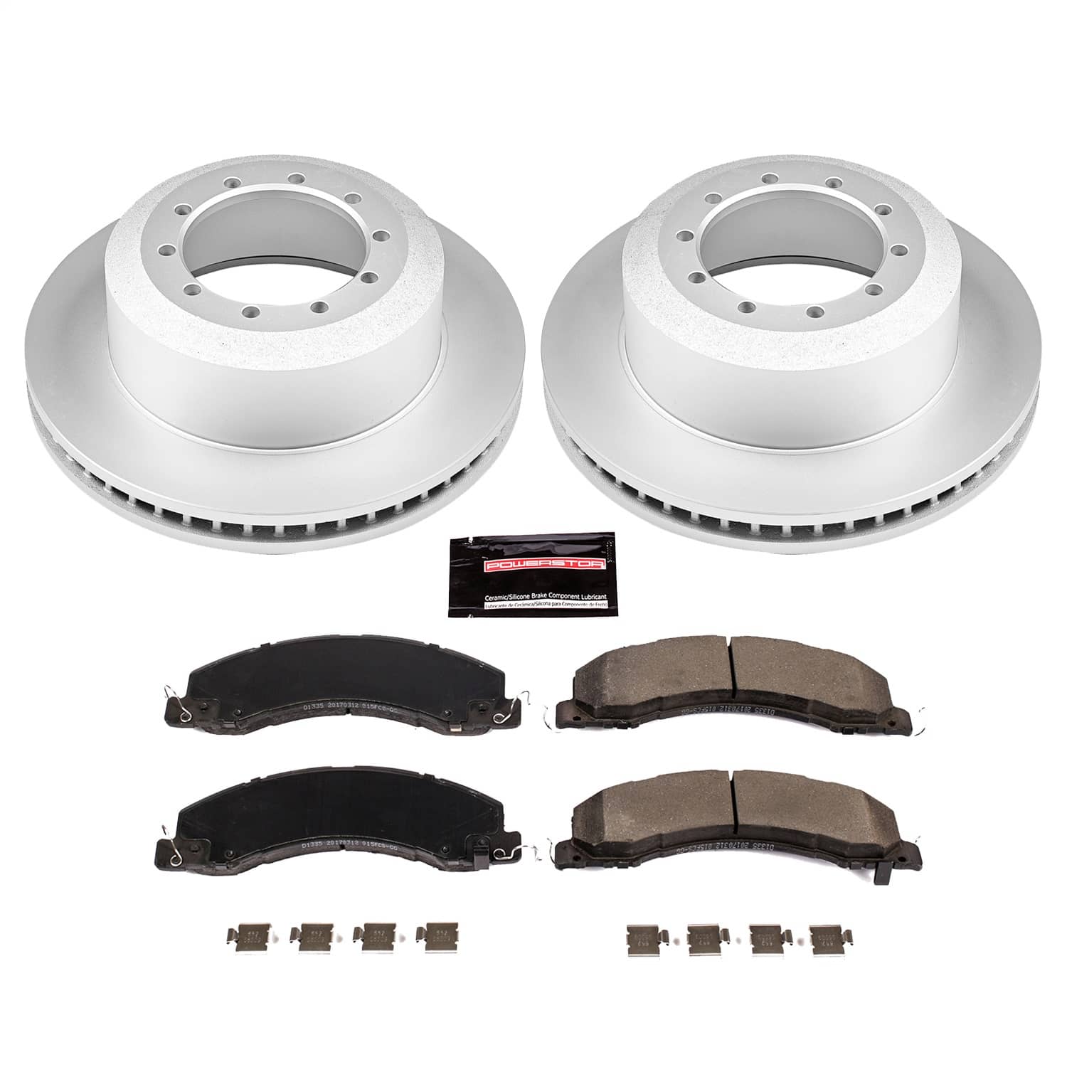 Power Stop - CRK4722 - Rear - Disc Brake Pad and Rotor Kit