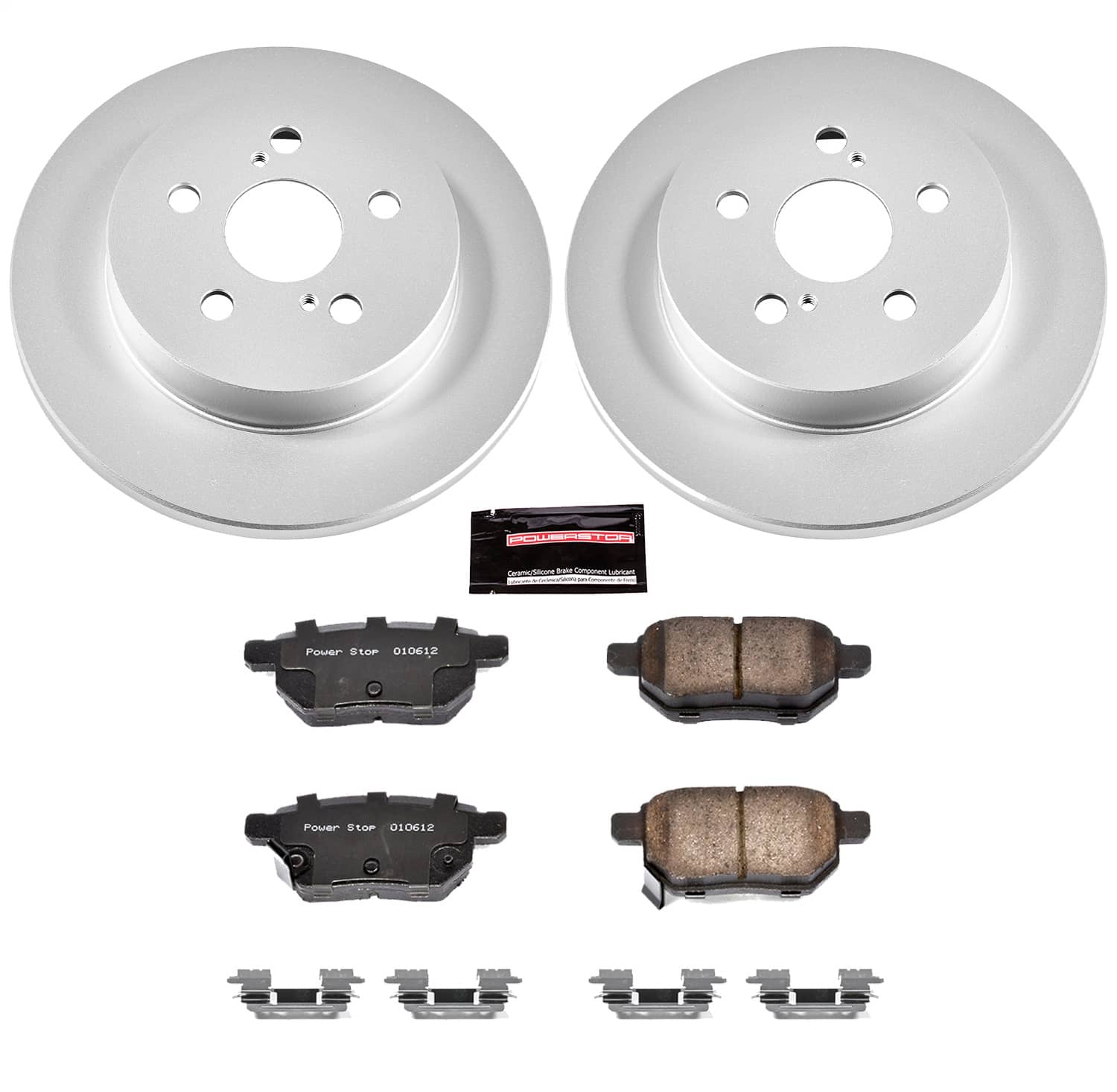 Power Stop - CRK4736 - Rear - Disc Brake Pad and Rotor Kit