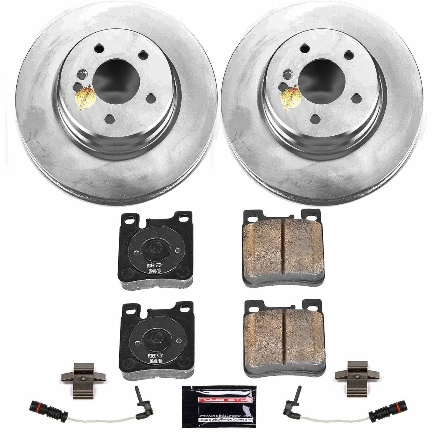 Power Stop - CRK5053 - Rear - Disc Brake Pad and Rotor Kit