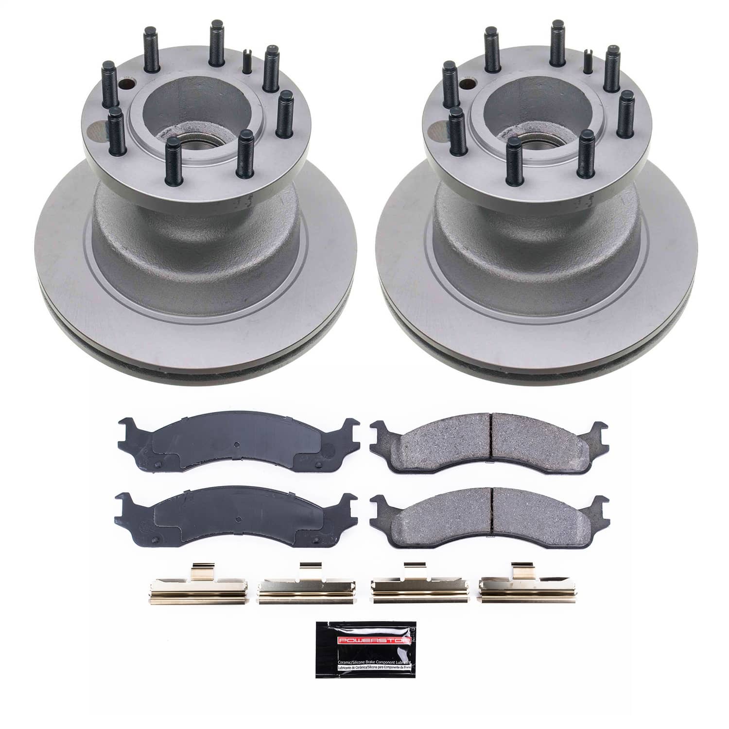 Power Stop - CRK5084 - Front - Disc Brake Pad and Rotor Kit